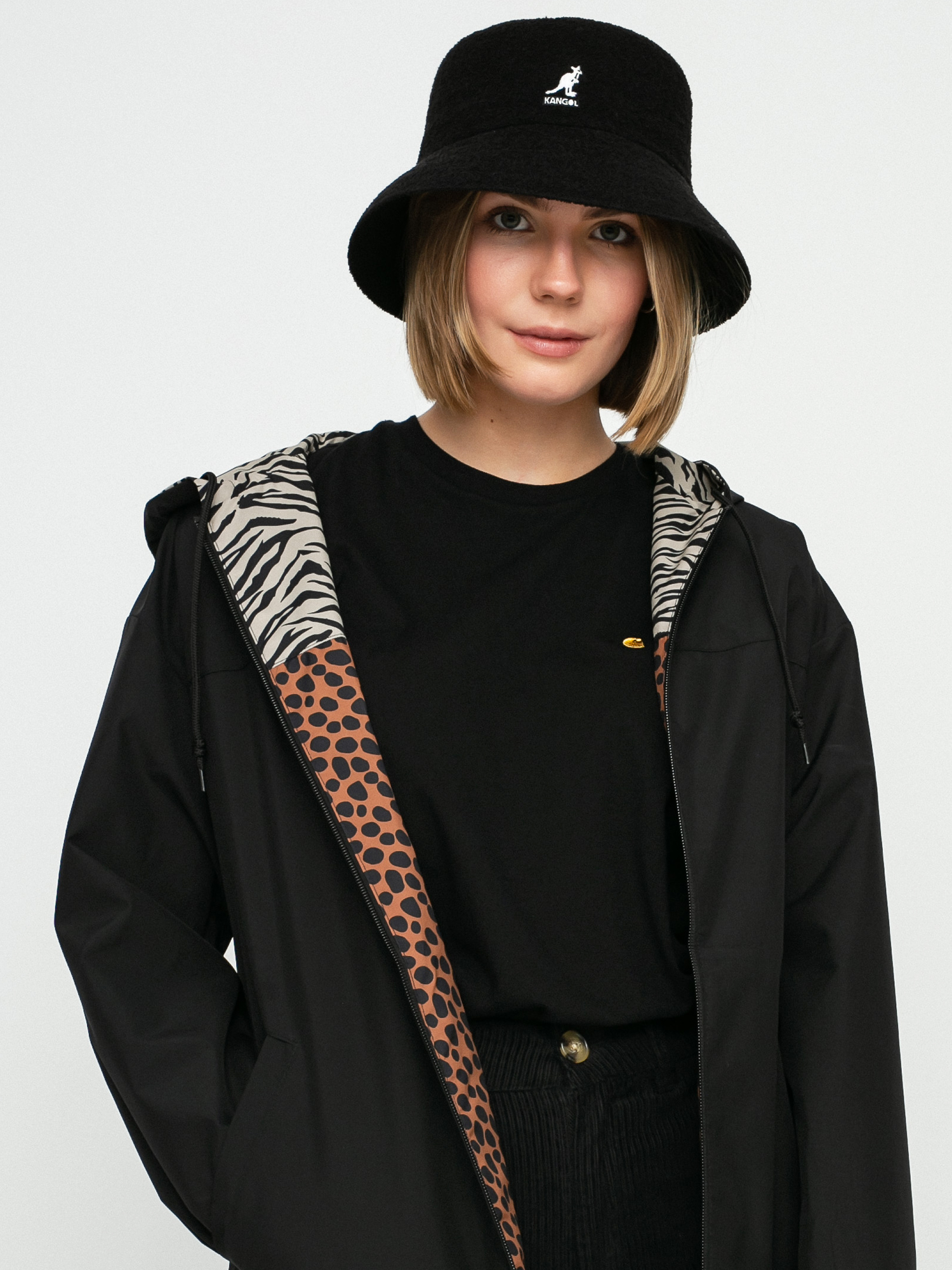 Kurtka Vans Mercy Reversible Parka Wmn (animal patchwork)