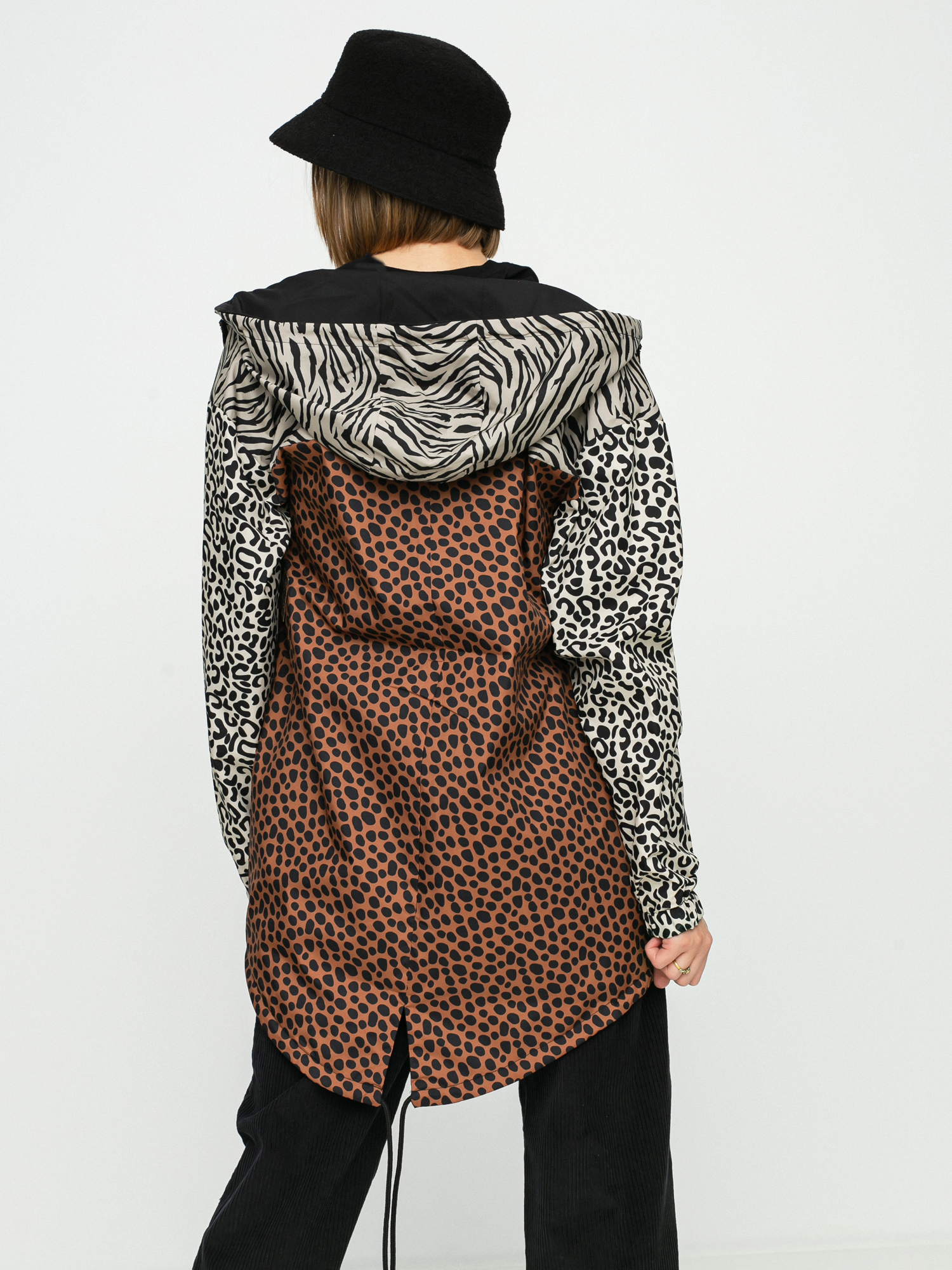 Kurtka Vans Mercy Reversible Parka Wmn (animal patchwork)