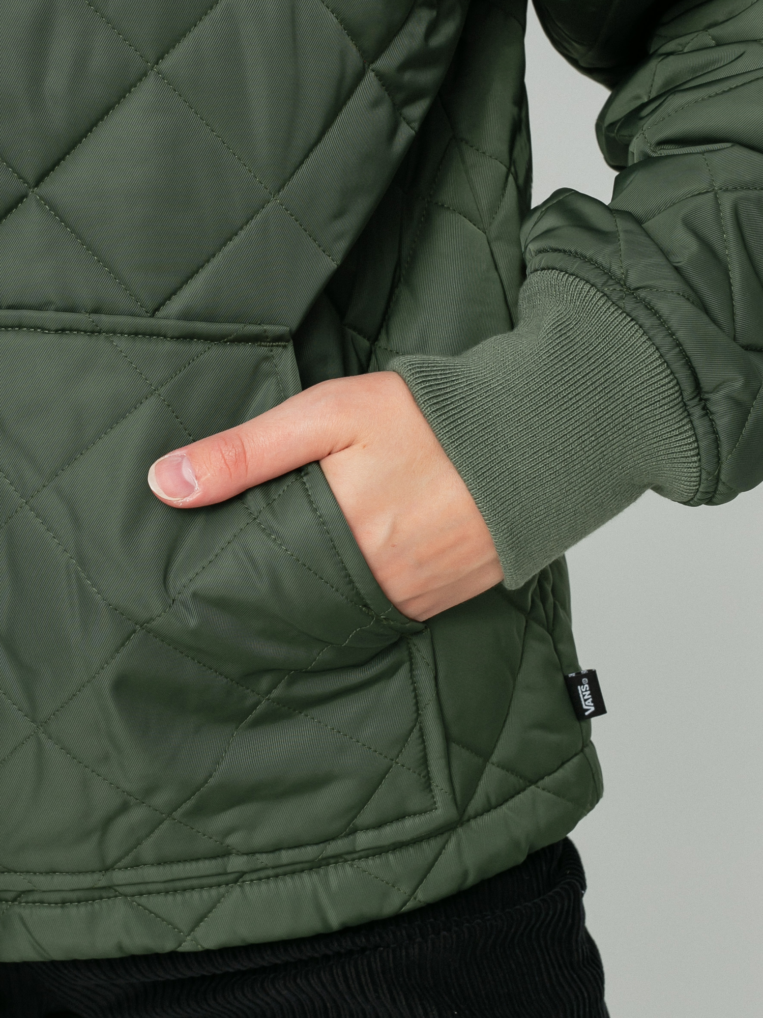 Kurtka Vans Boom Boom 66 Hood Bomber Wmn (thyme)