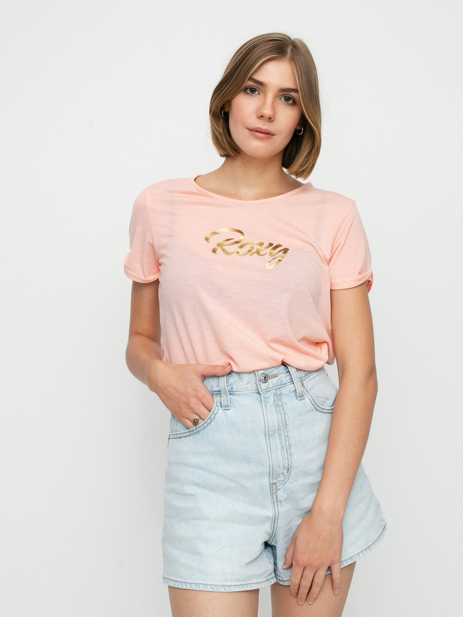 T-shirt Roxy Call It Dreaming Wmn (peach bud)