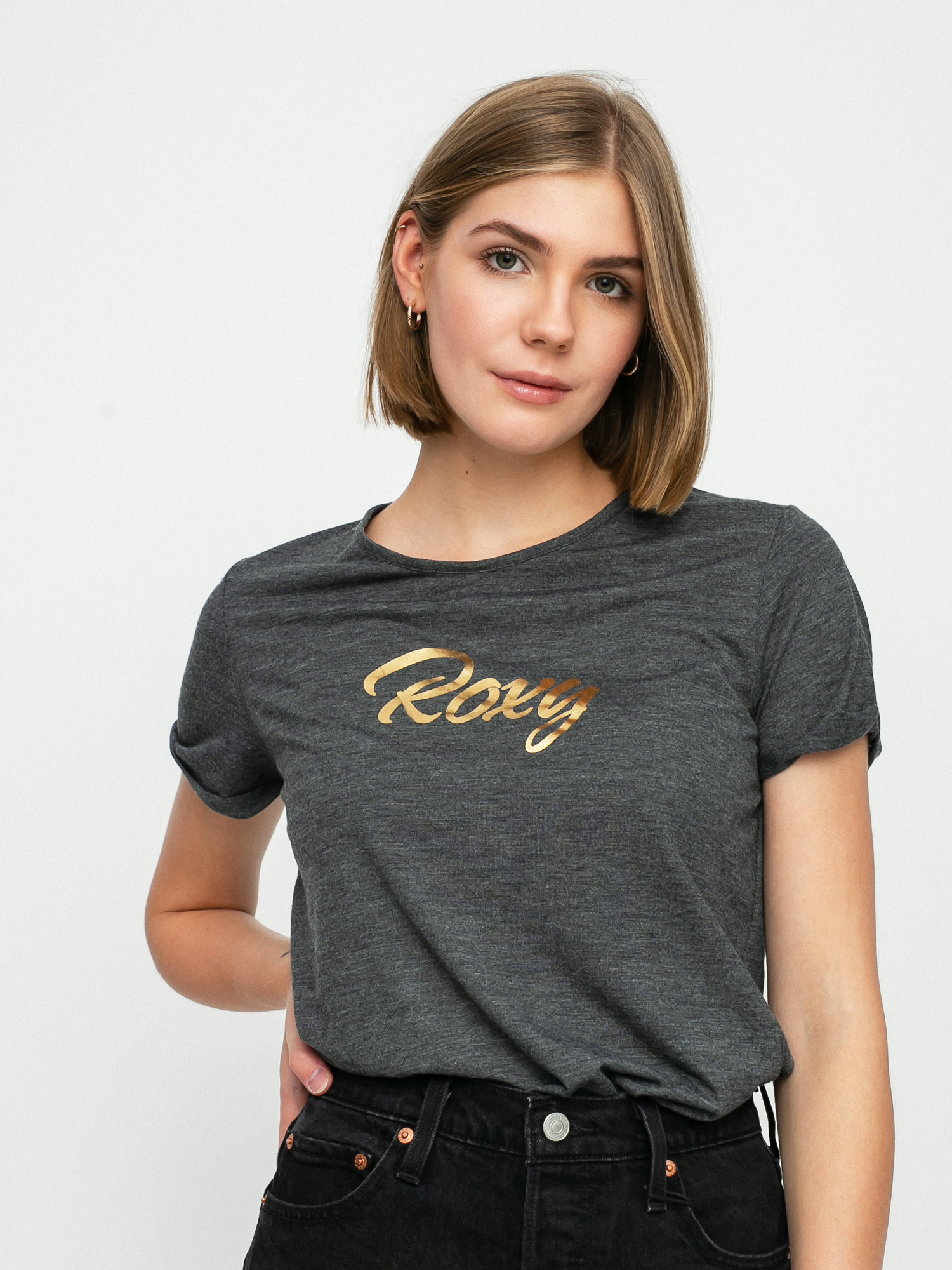 T-shirt Roxy Call It Dreaming Wmn (anthracite)