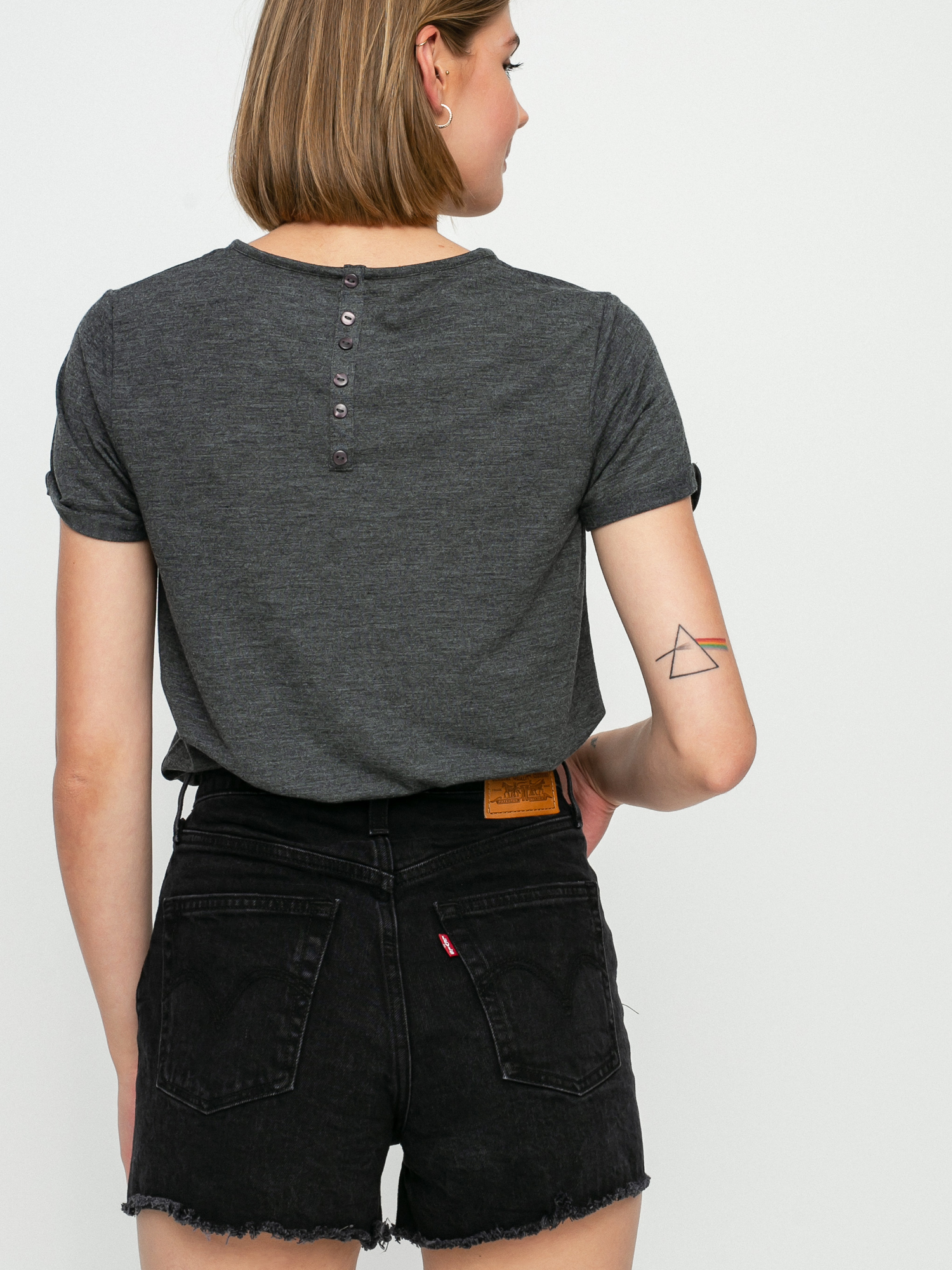 T-shirt Roxy Call It Dreaming Wmn (anthracite)