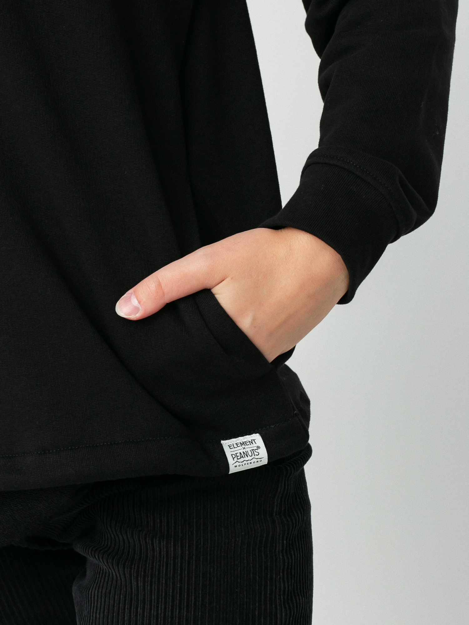 Bluza z kapturem Element Peanuts Trekking HD Wmn (flint black)