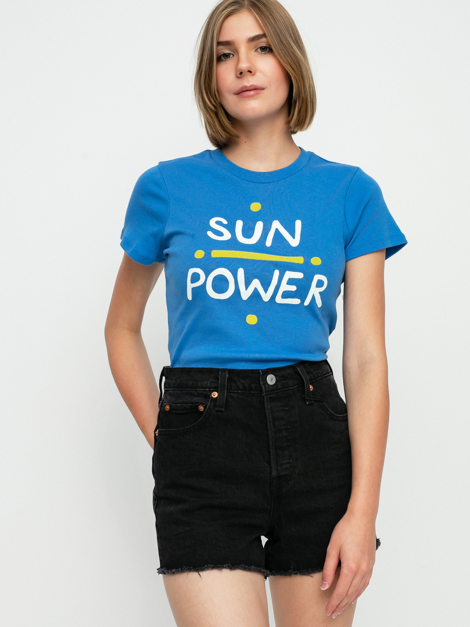 T-shirt RVCA Sun Power Wmn (ultra blue)