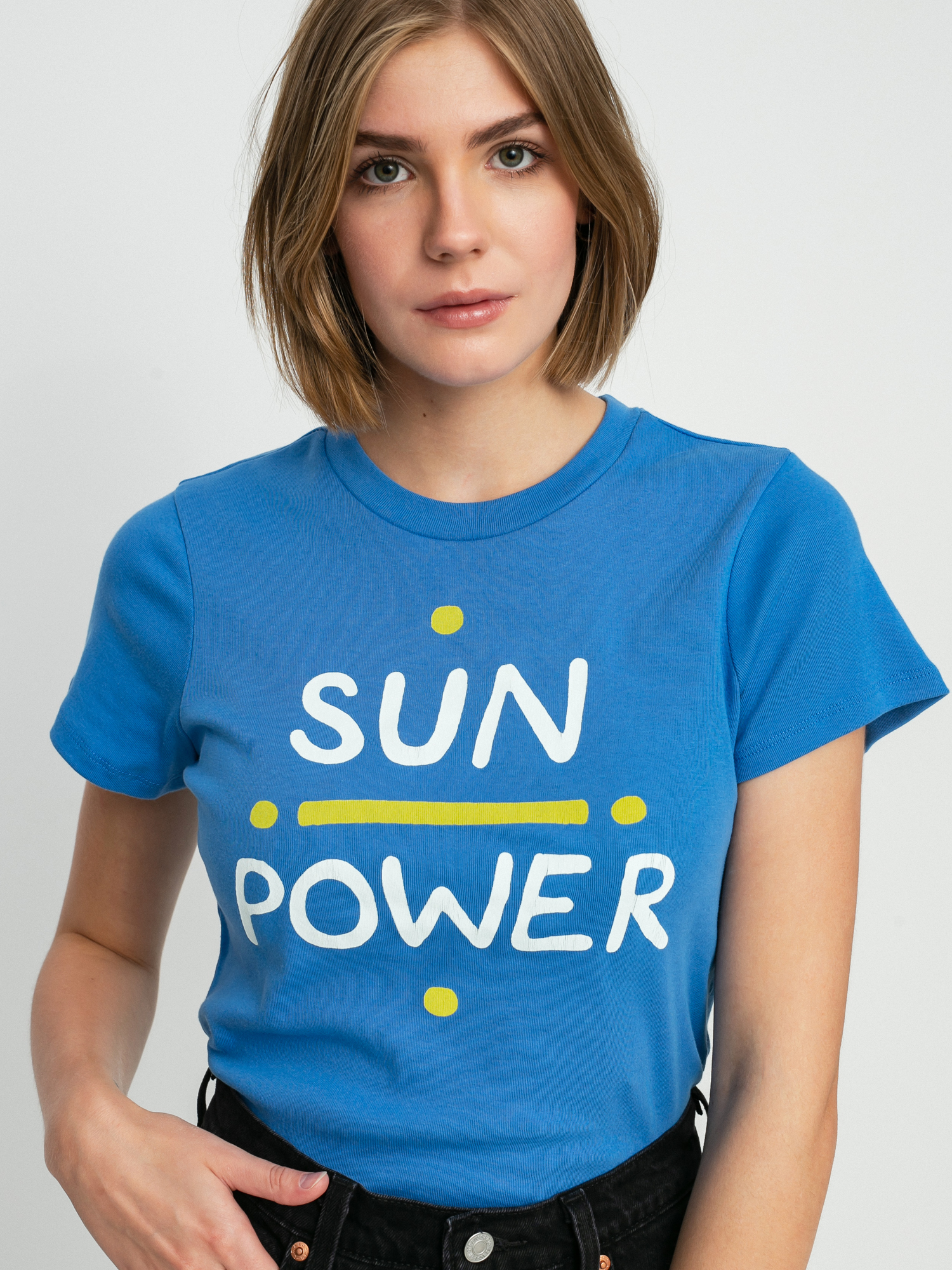 T-shirt RVCA Sun Power Wmn (ultra blue)