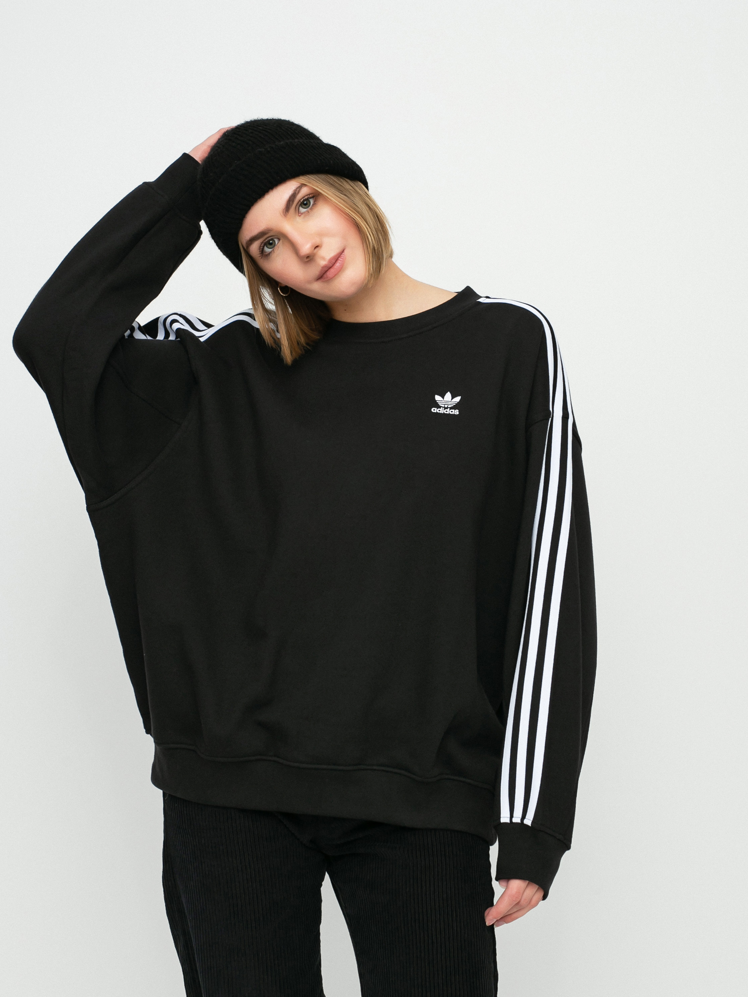 Bluza adidas Originals Oversize Trefoil Wmn (black)