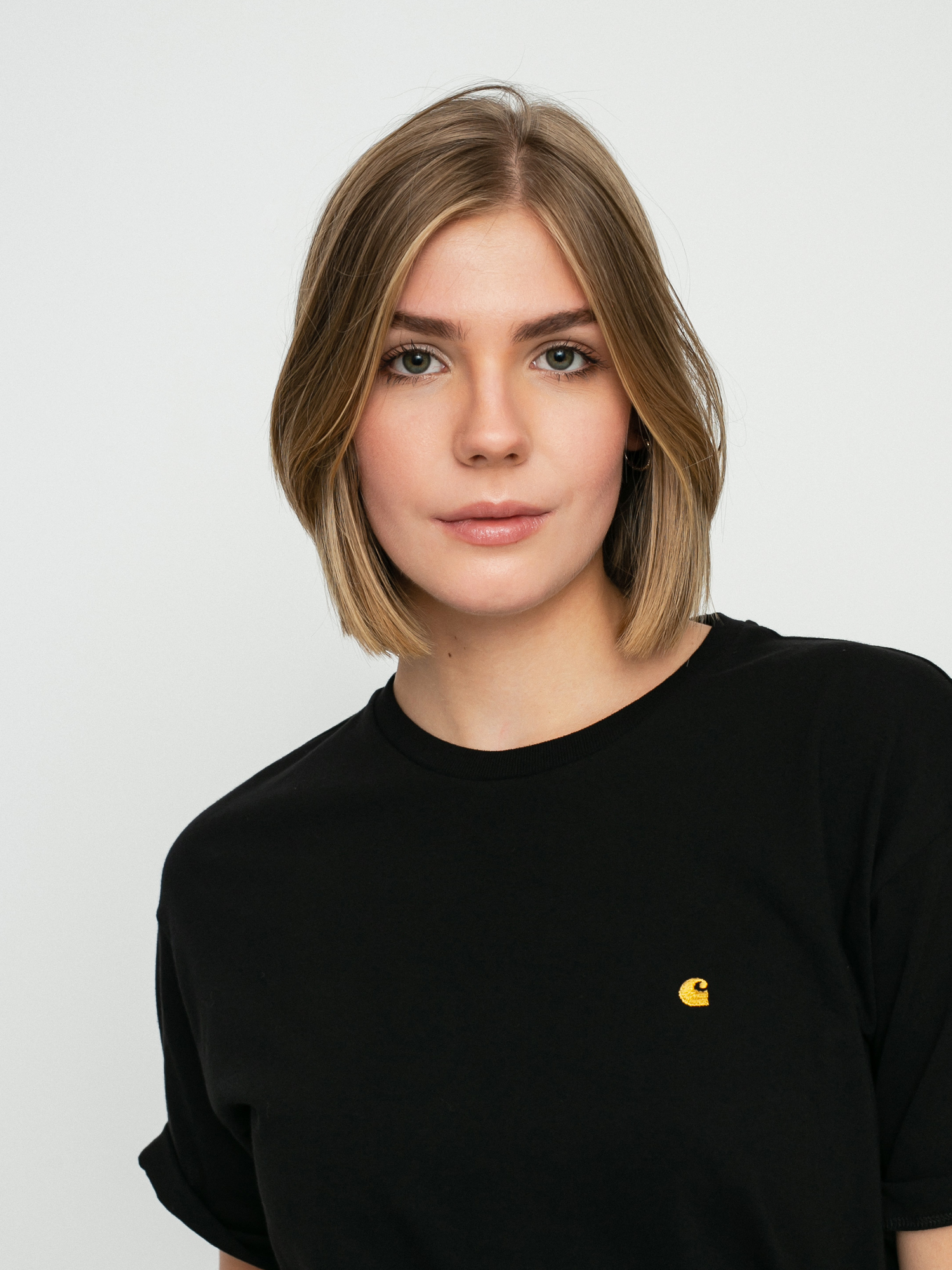 T-shirt Carhartt WIP Chase Wmn (black/gold)