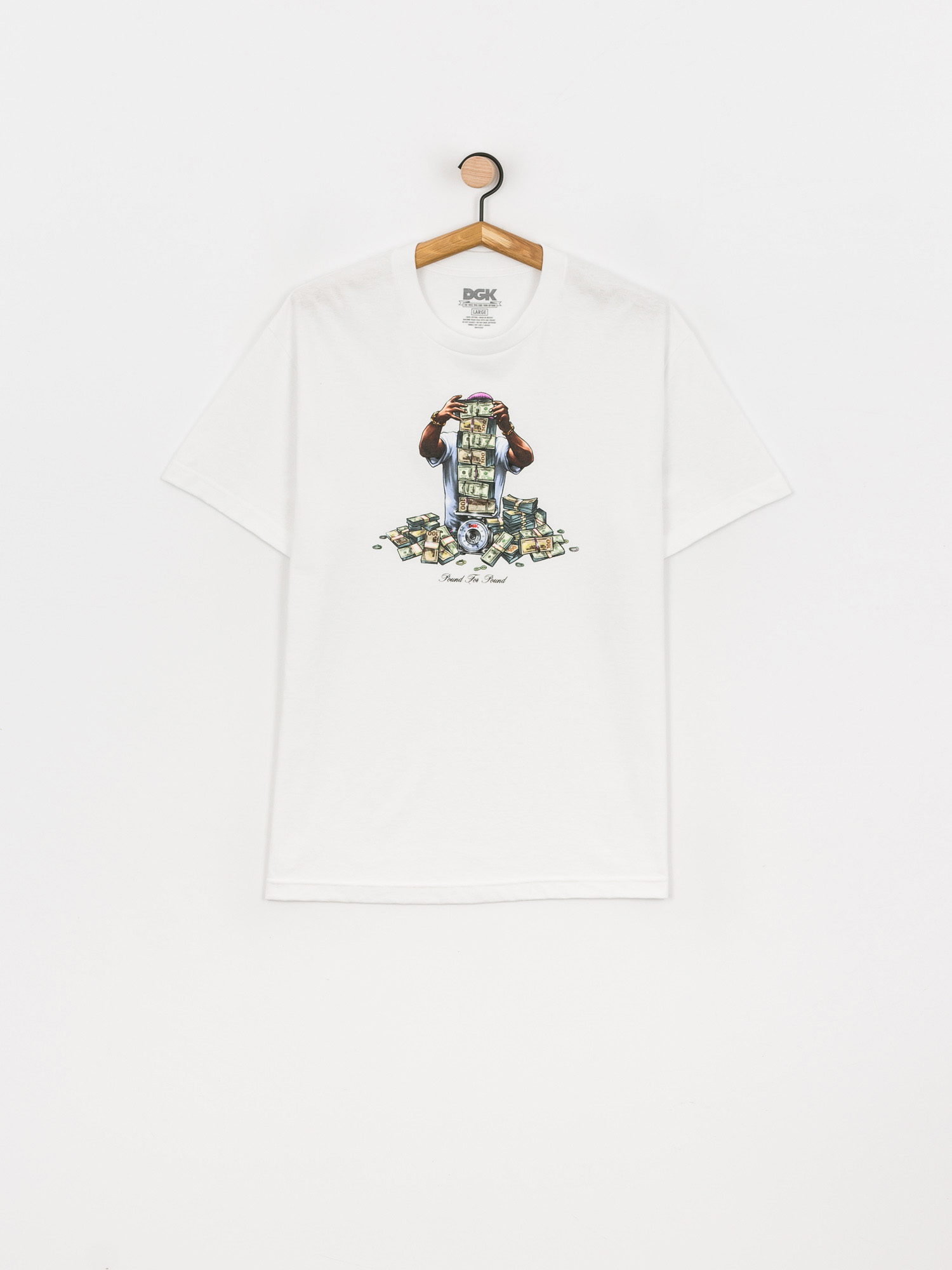 T-shirt DGK Pound For Pound (white)