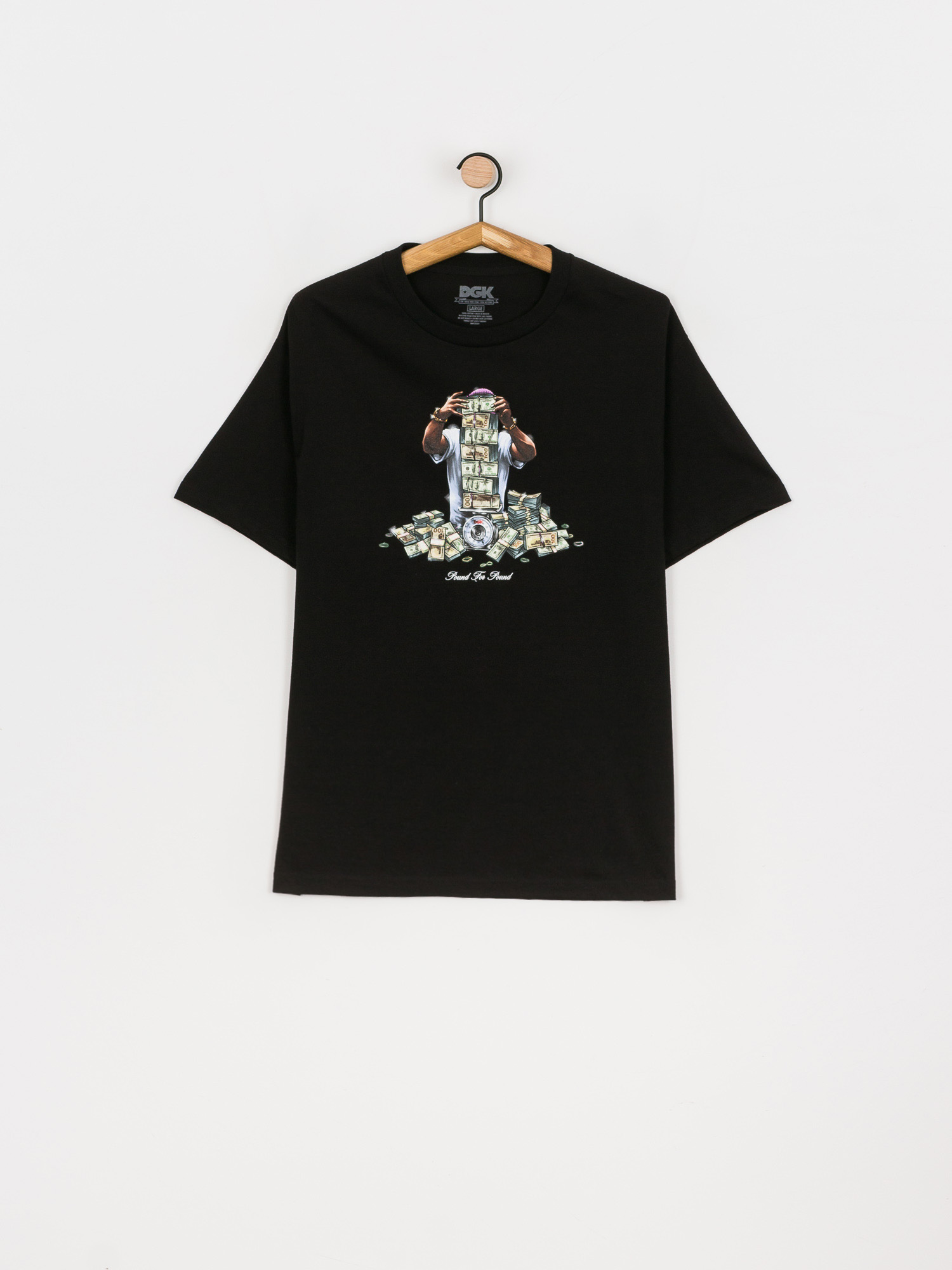 T-shirt DGK Pound For Pound (black)
