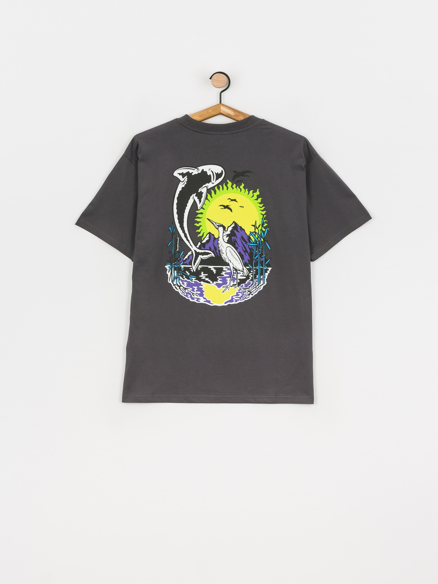 T-shirt Polar Skate Mt Fuji (graphite)