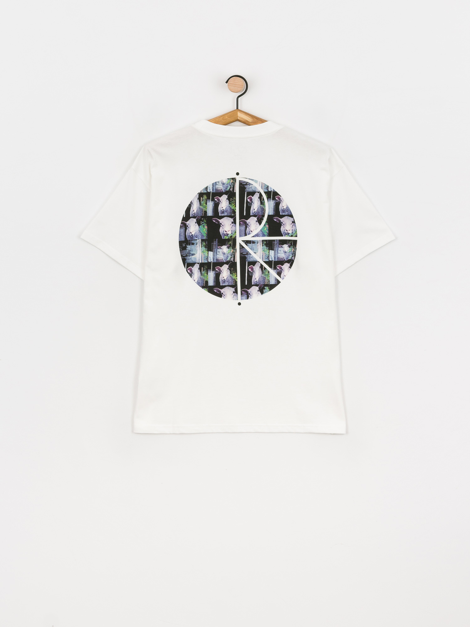 T-shirt Polar Skate Moving Sheep Fill Logo (white)