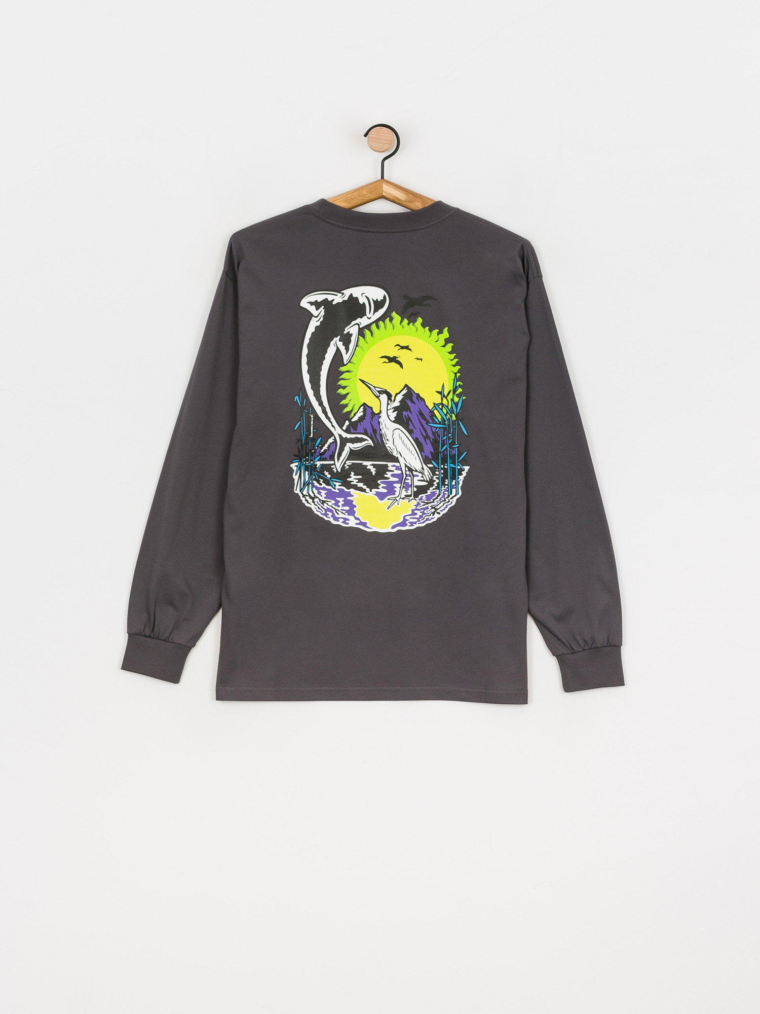 Longsleeve Polar Skate Mt Fuji (graphite)