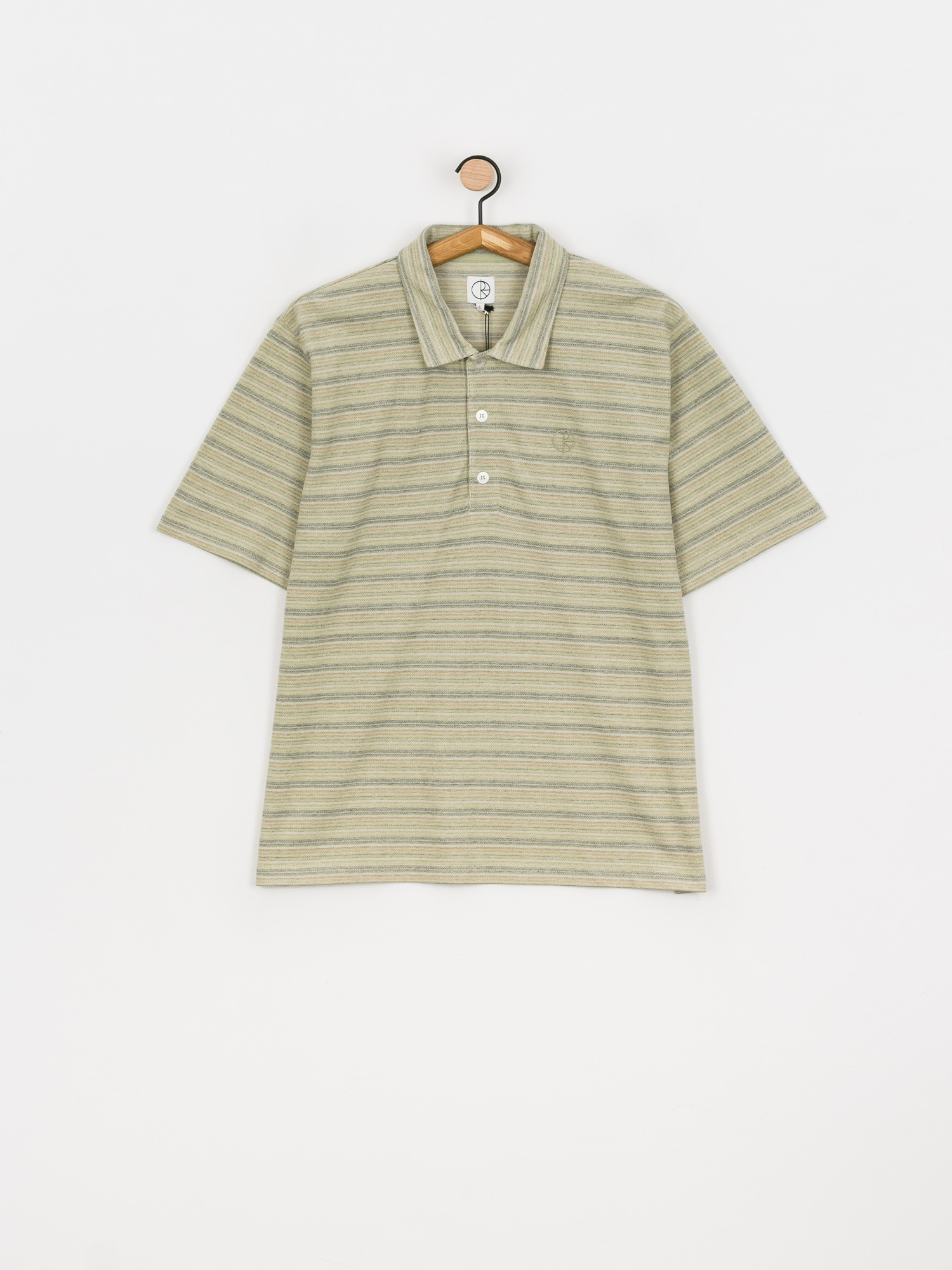 Polo Polar Skate Multistripe (green)