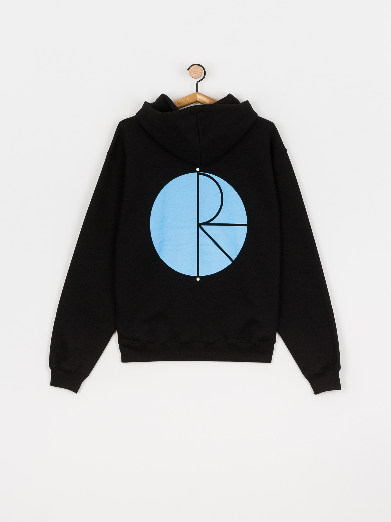 Bluza z kapturem Polar Skate Fill Logo HD (black)