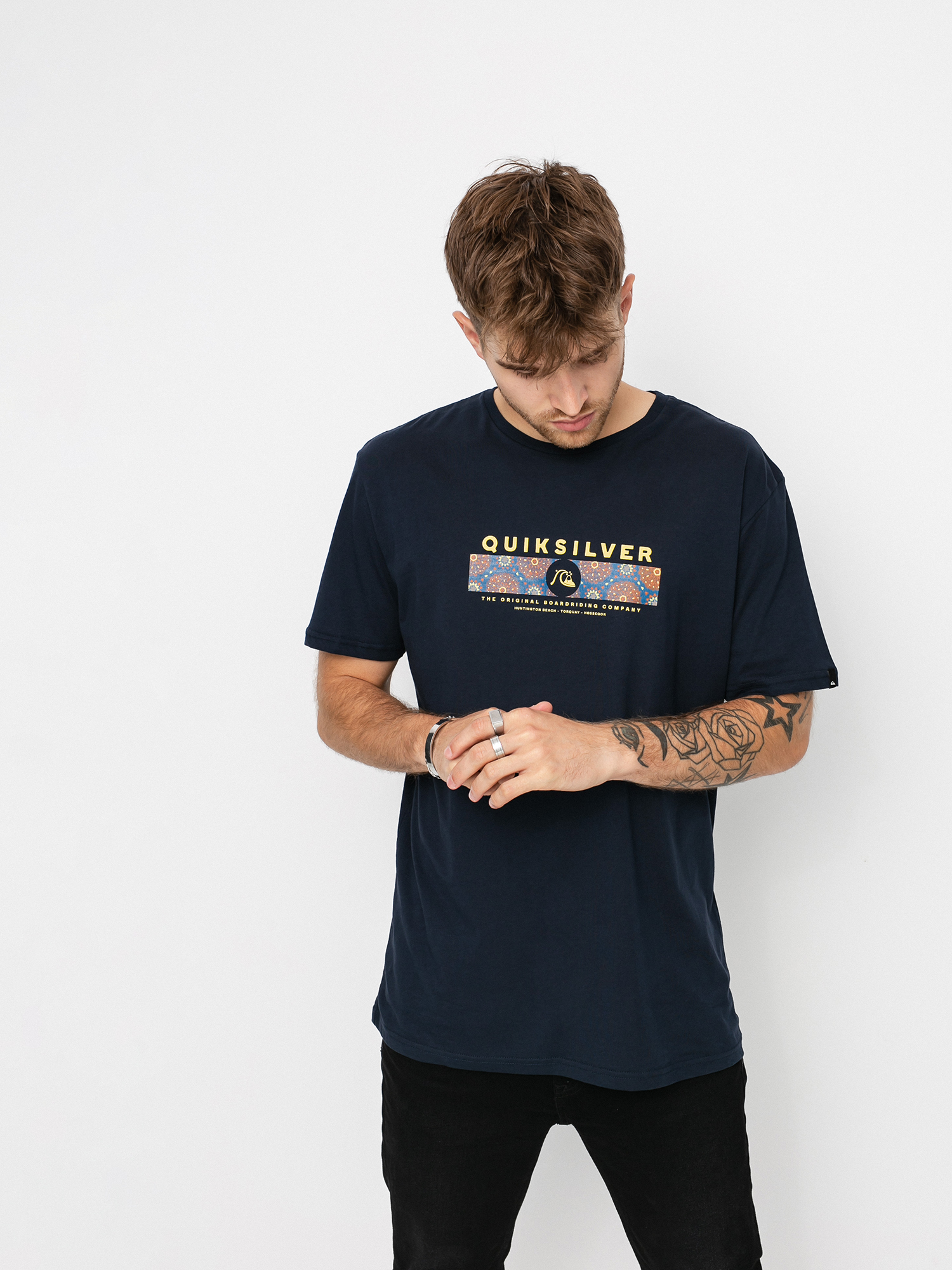 T-shirt Quiksilver Wrap It Up (navy blazer)