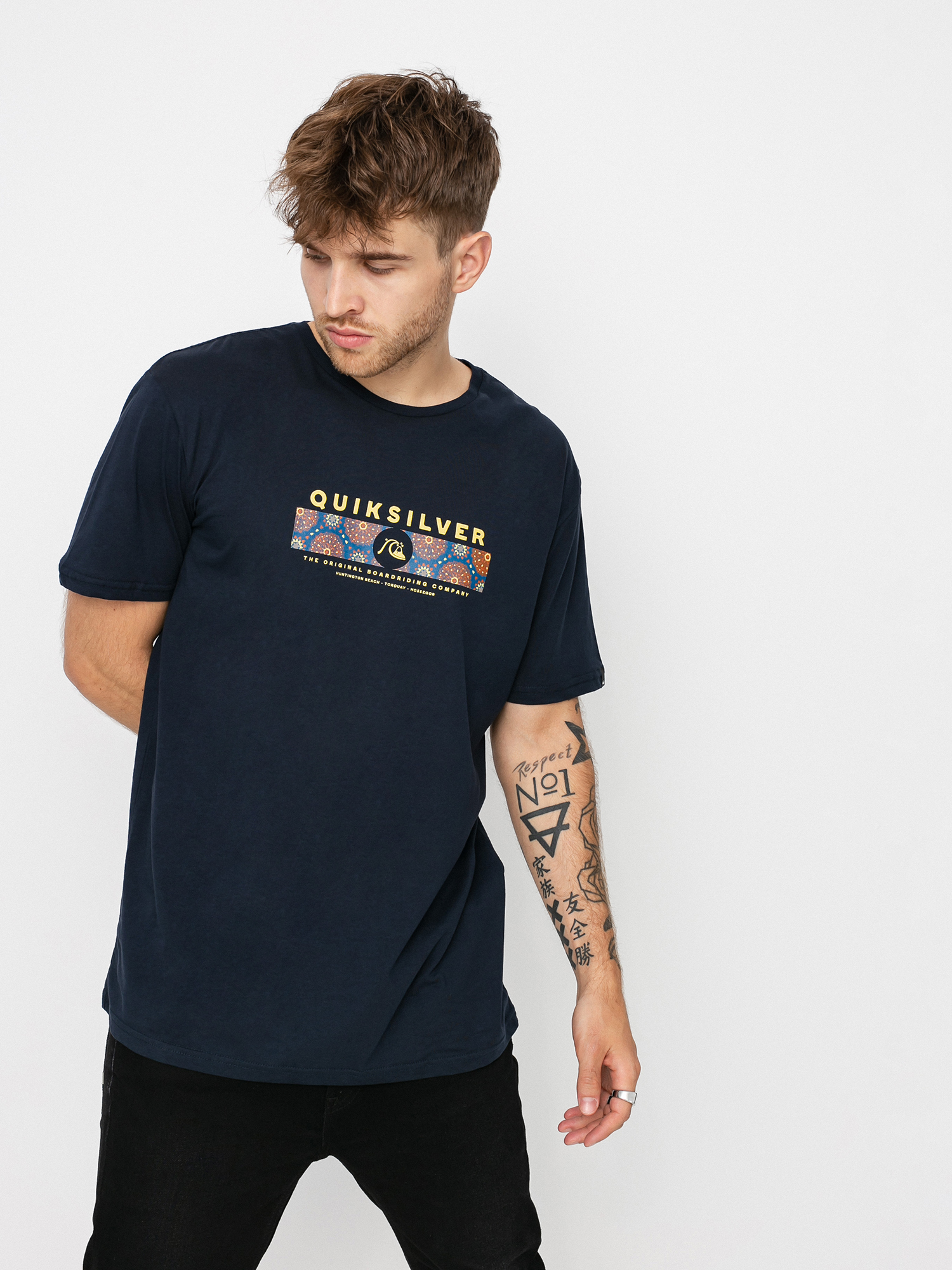 T-shirt Quiksilver Wrap It Up (navy blazer)