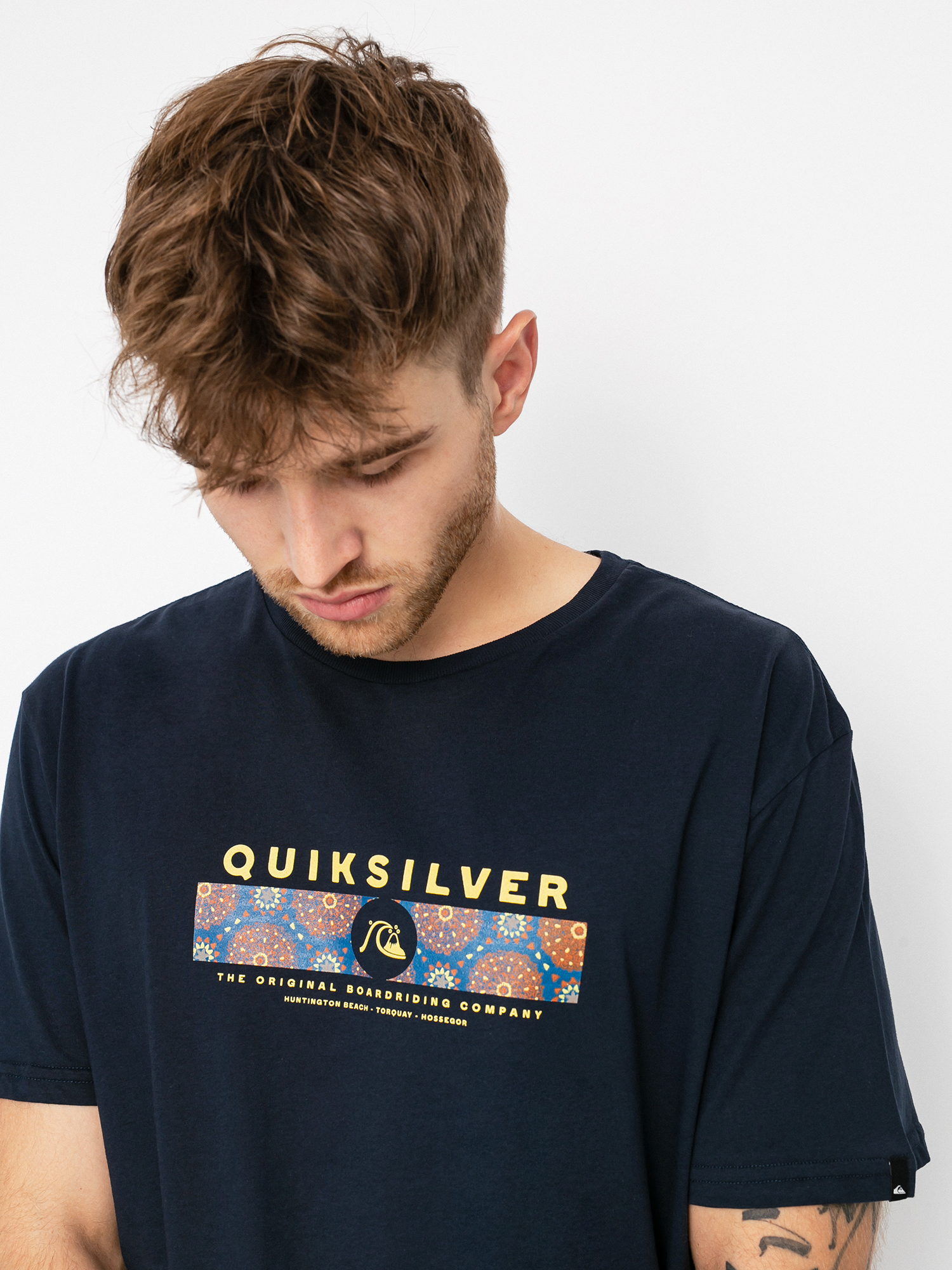 T-shirt Quiksilver Wrap It Up (navy blazer)