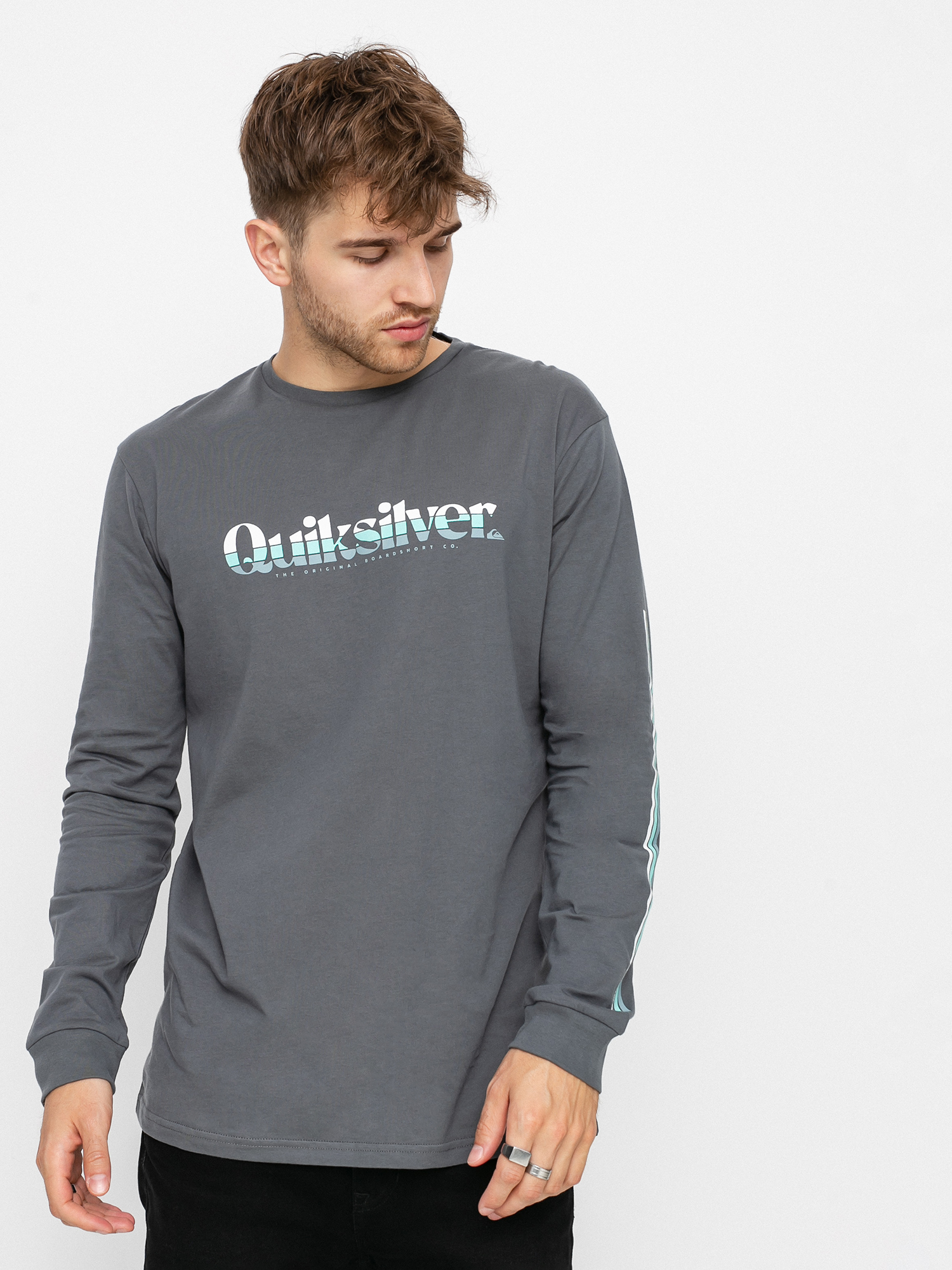 Longsleeve Quiksilver Primary Colours (iron gate)