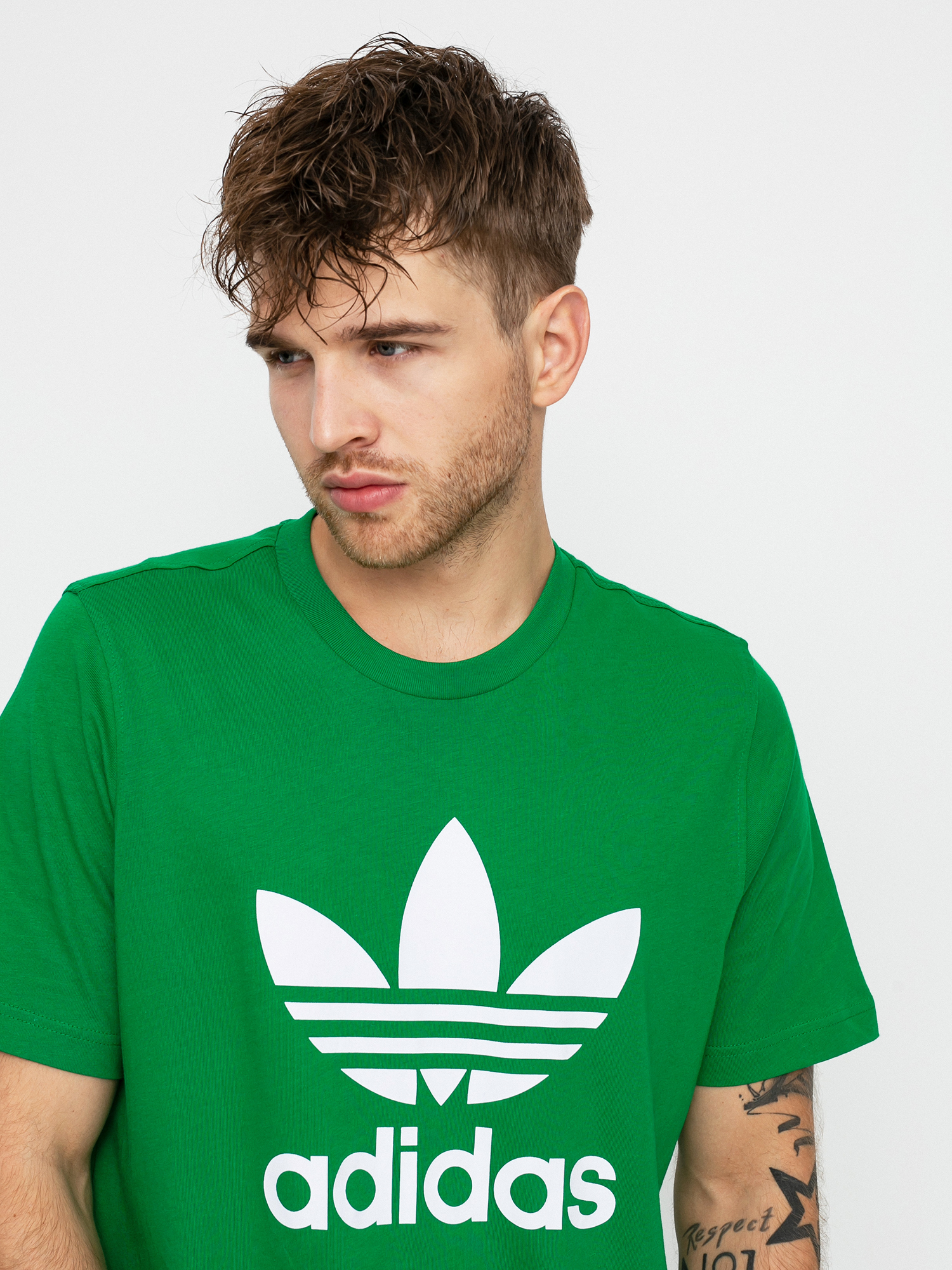 T-shirt adidas Originals Trefoil (green/white)