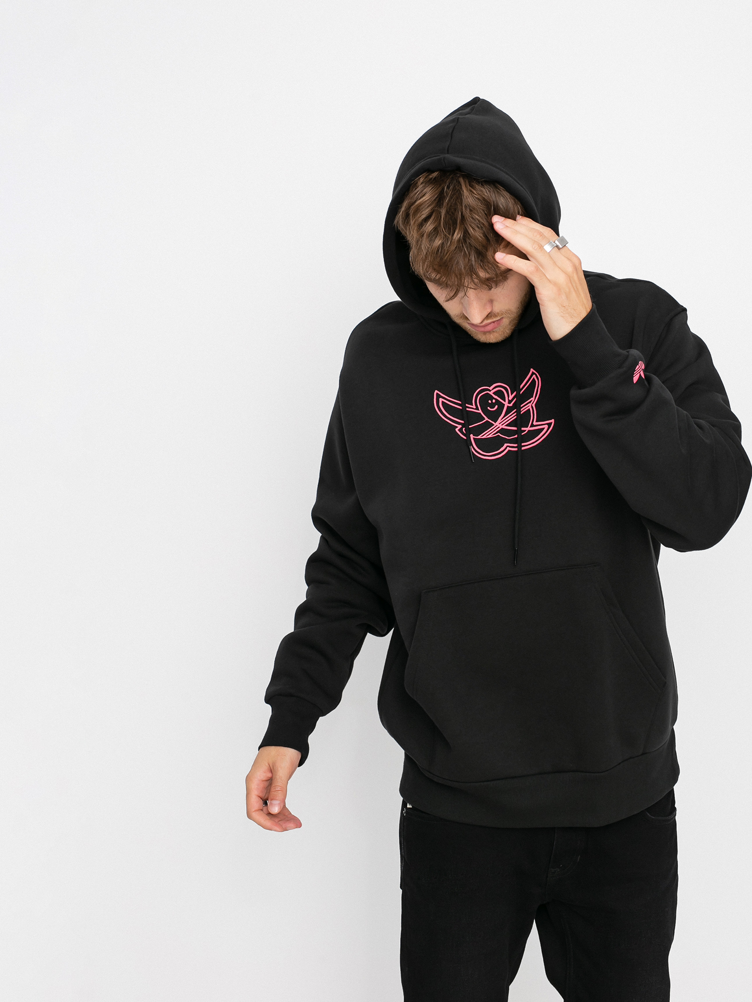 Bluza z kapturem adidas G Shmoo HD (black/roston)