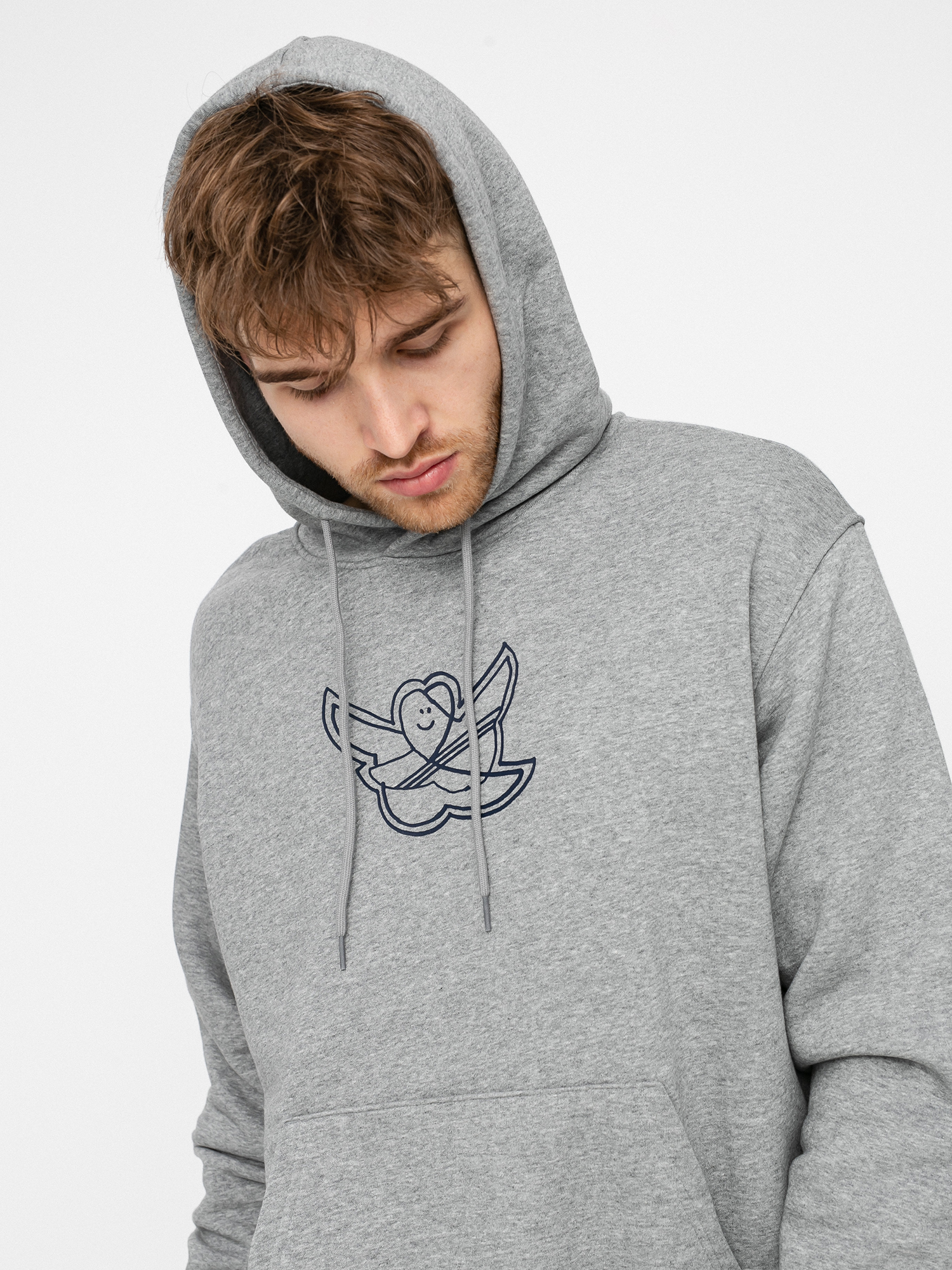 Bluza z kapturem adidas G Shmoo HD (corhtr/conavy)