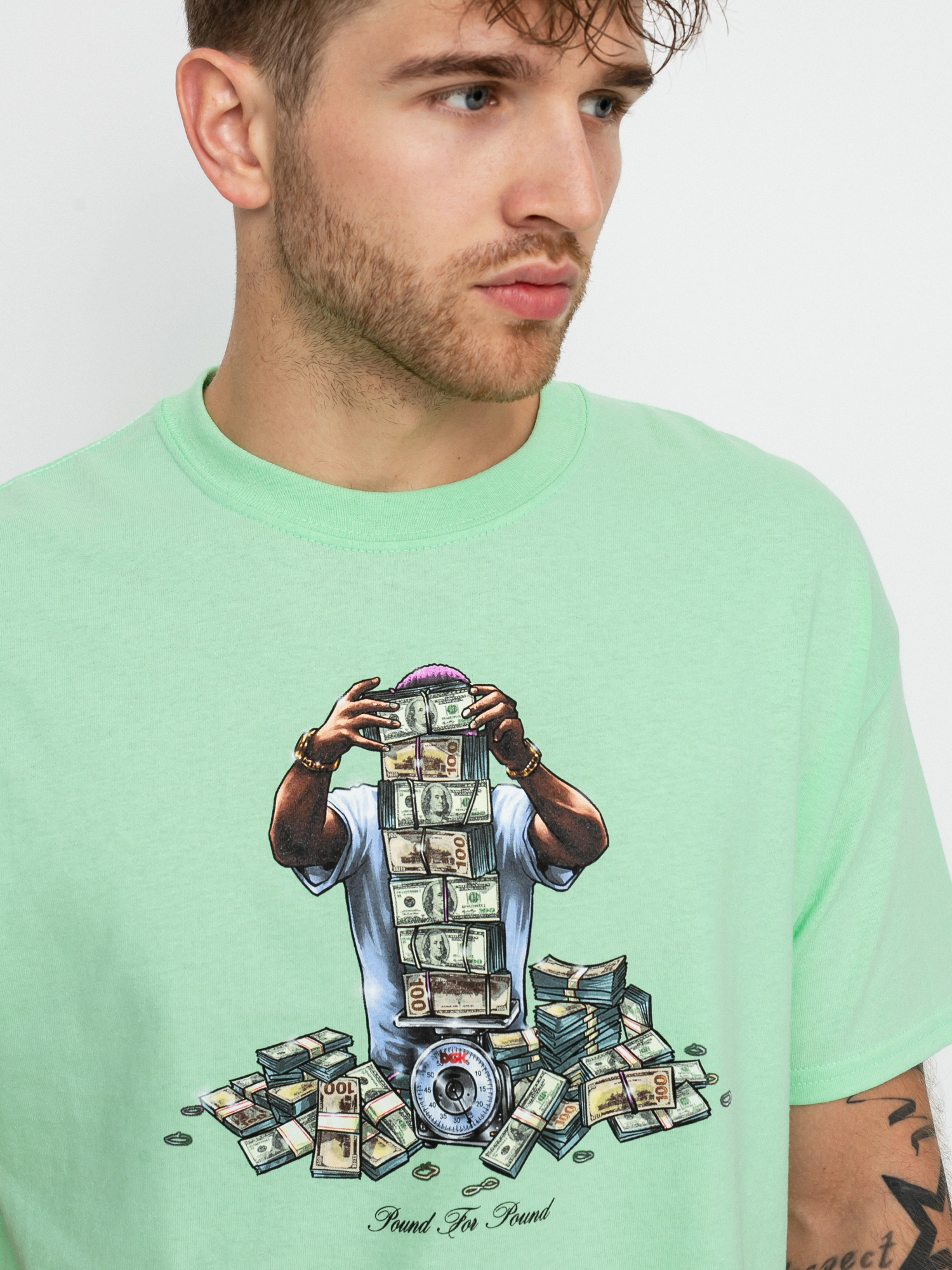 T-shirt DGK Pound For Pound (mint)