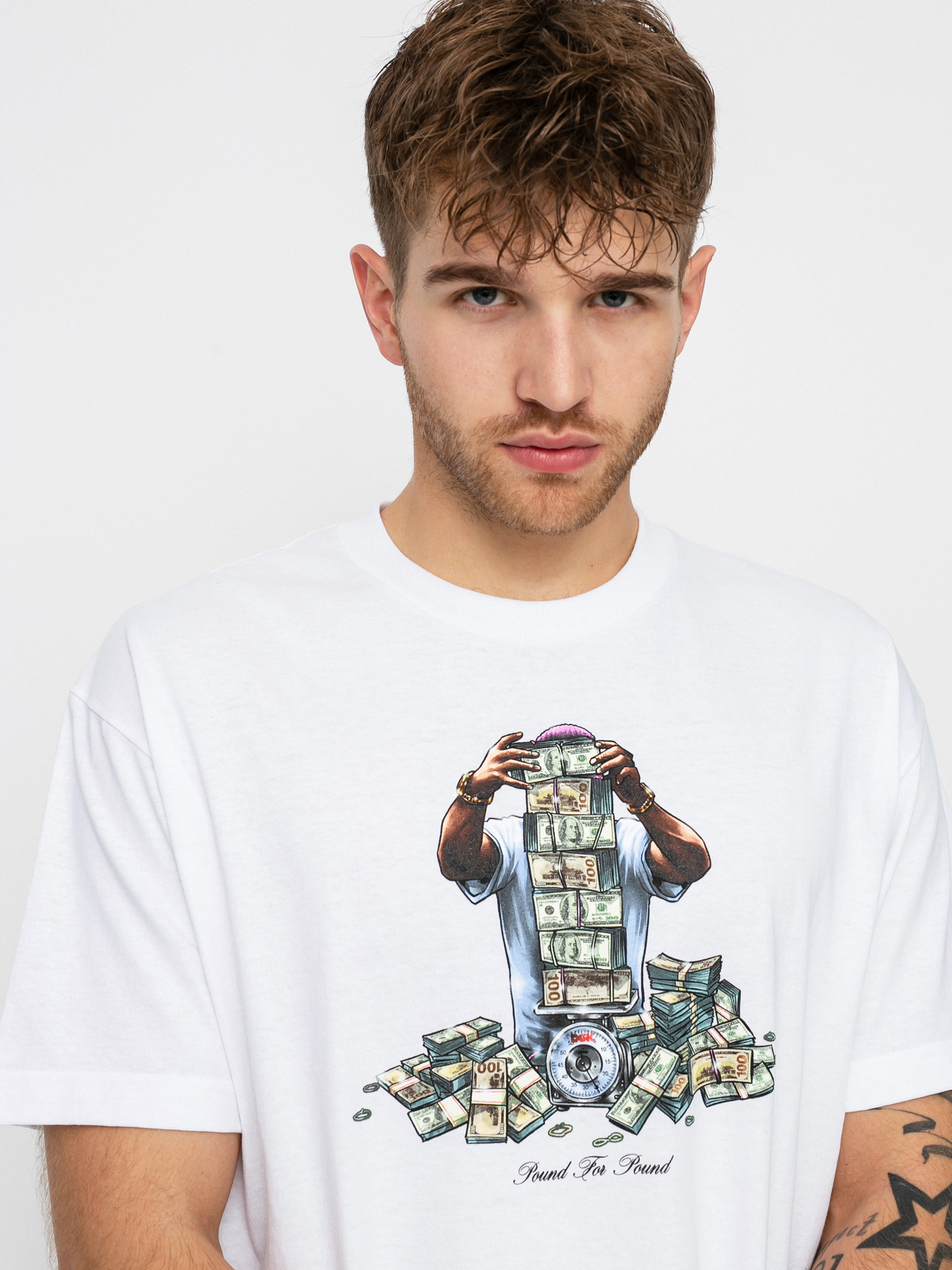 T-shirt DGK Pound For Pound (white)