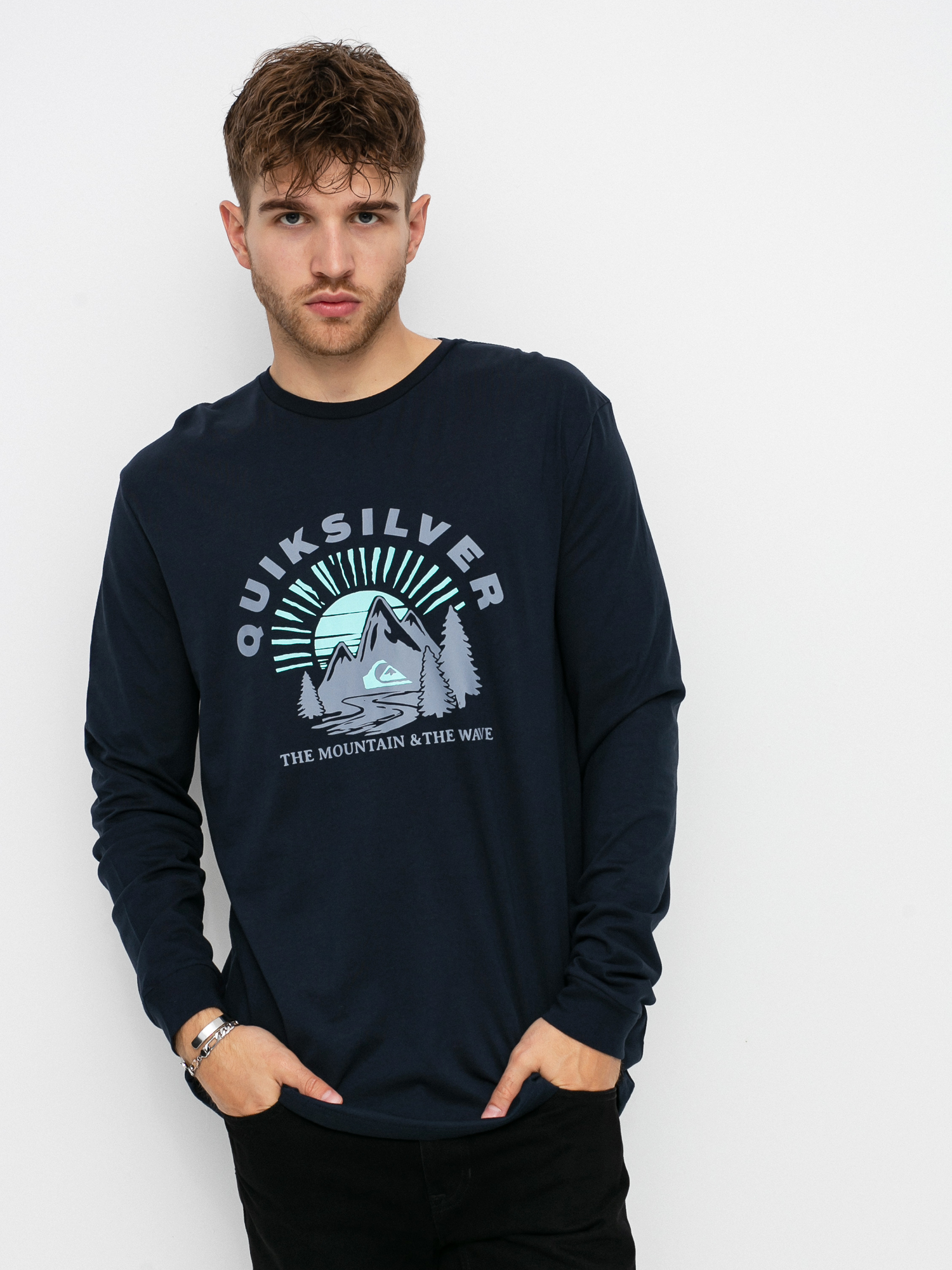 Longsleeve Quiksilver Mountain Side (navy blazer)