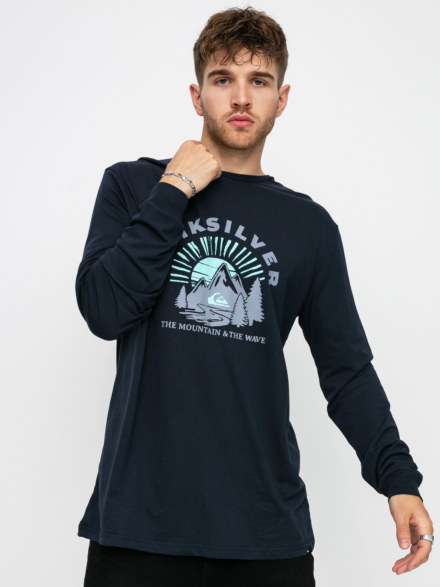 Longsleeve Quiksilver Mountain Side (navy blazer)