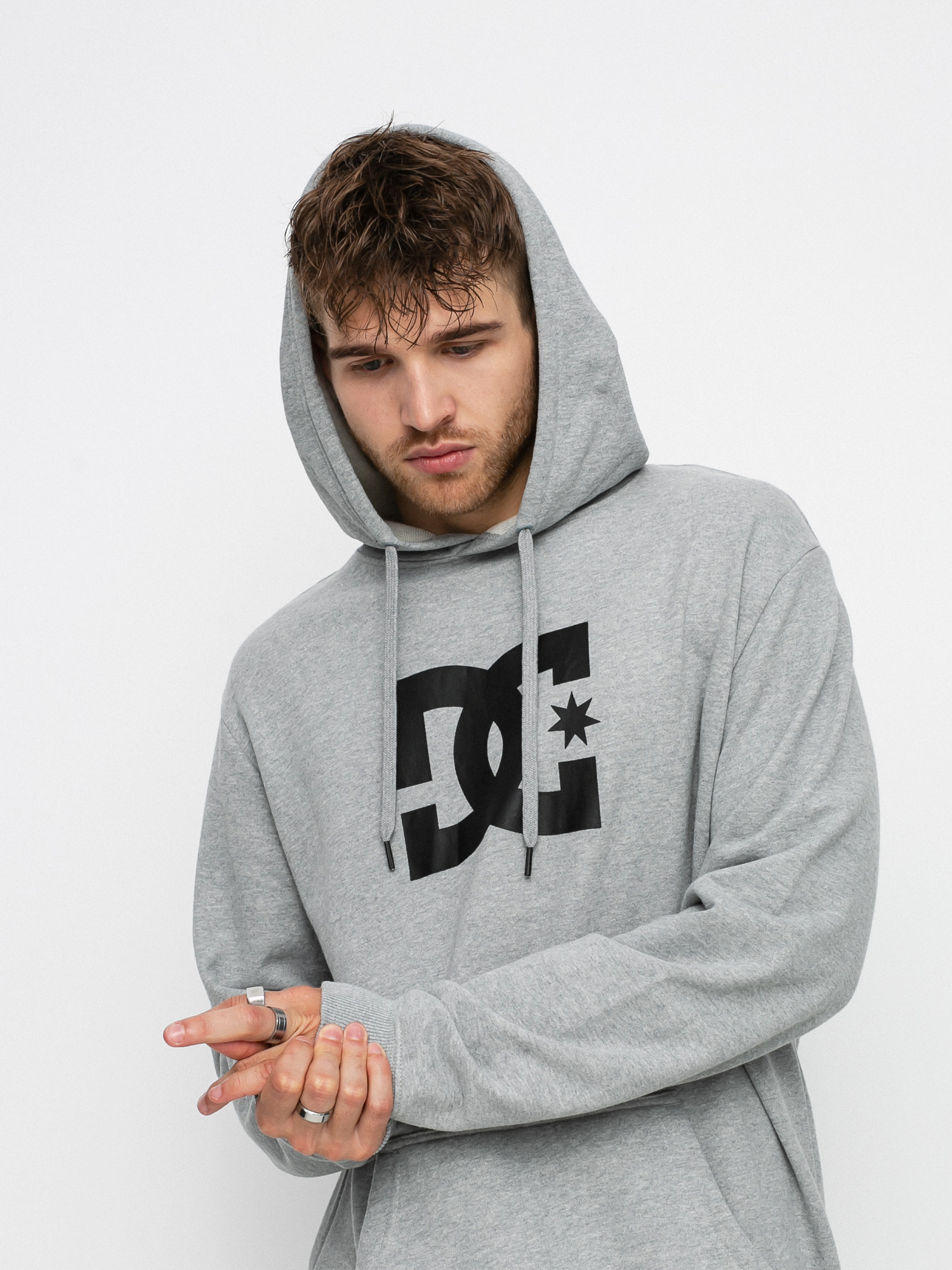 Bluza z kapturem DC Star HD (heather grey)