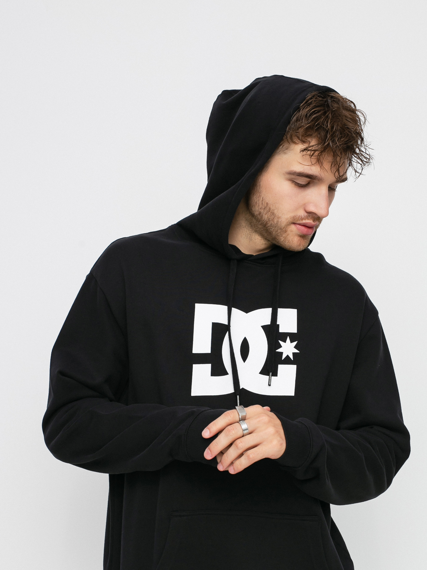 Bluza z kapturem DC Star HD (black)