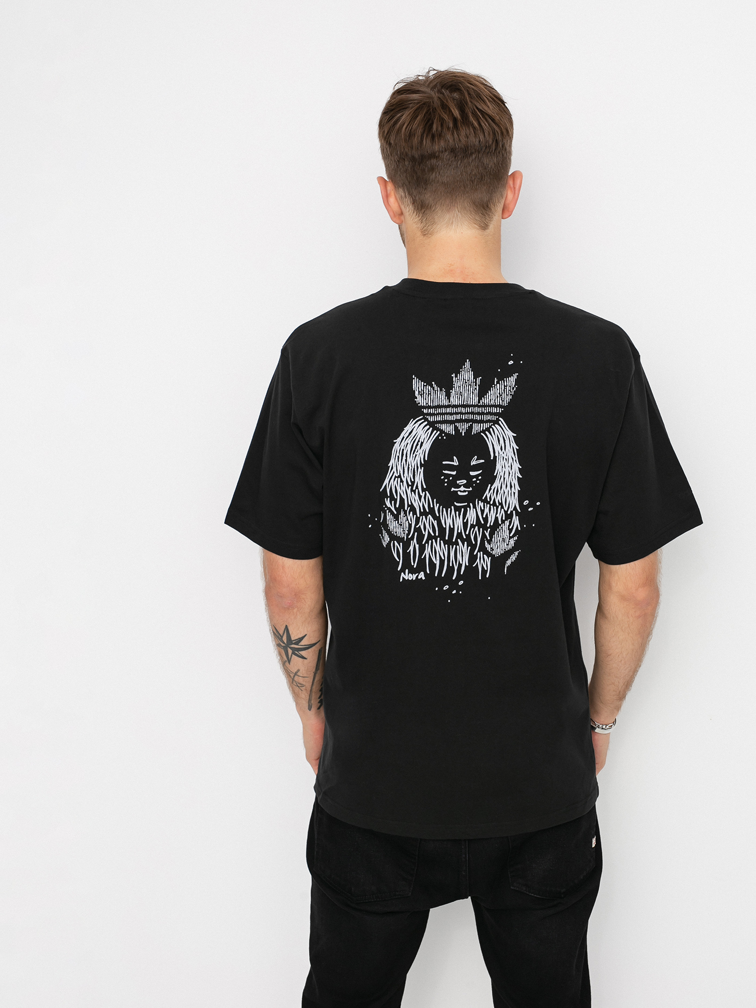 T-shirt adidas Nora G (black/halsil)