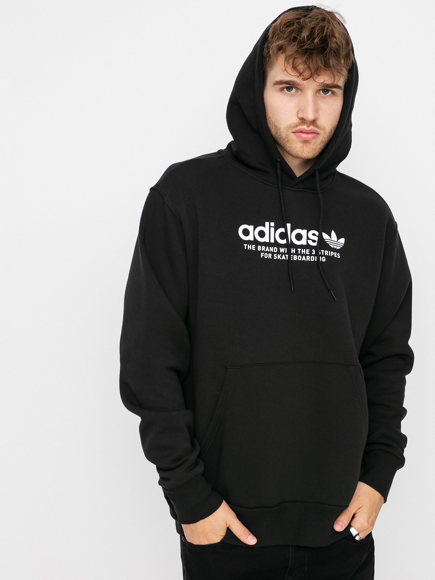 Bluza z kapturem adidas 4.0 Logo HD (black/white)