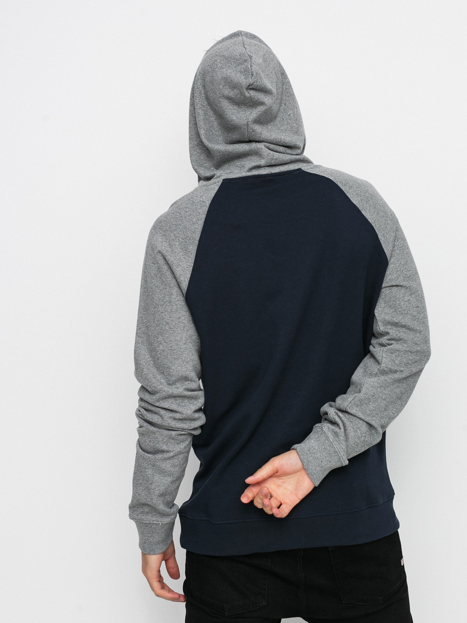 Bluza z kapturem Quiksilver Essentials Raglan HD (navy blazer)