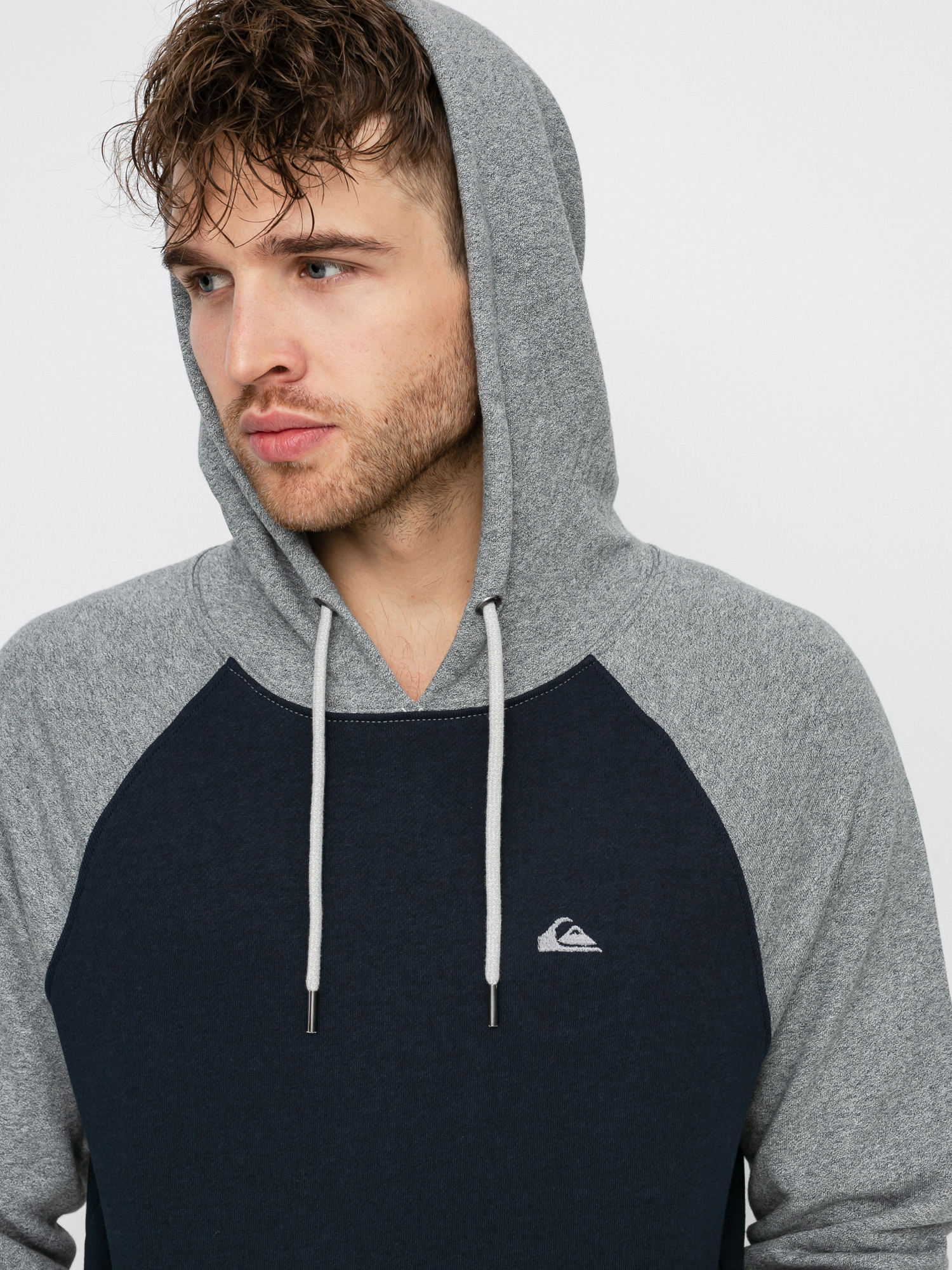 Bluza z kapturem Quiksilver Essentials Raglan HD (navy blazer)