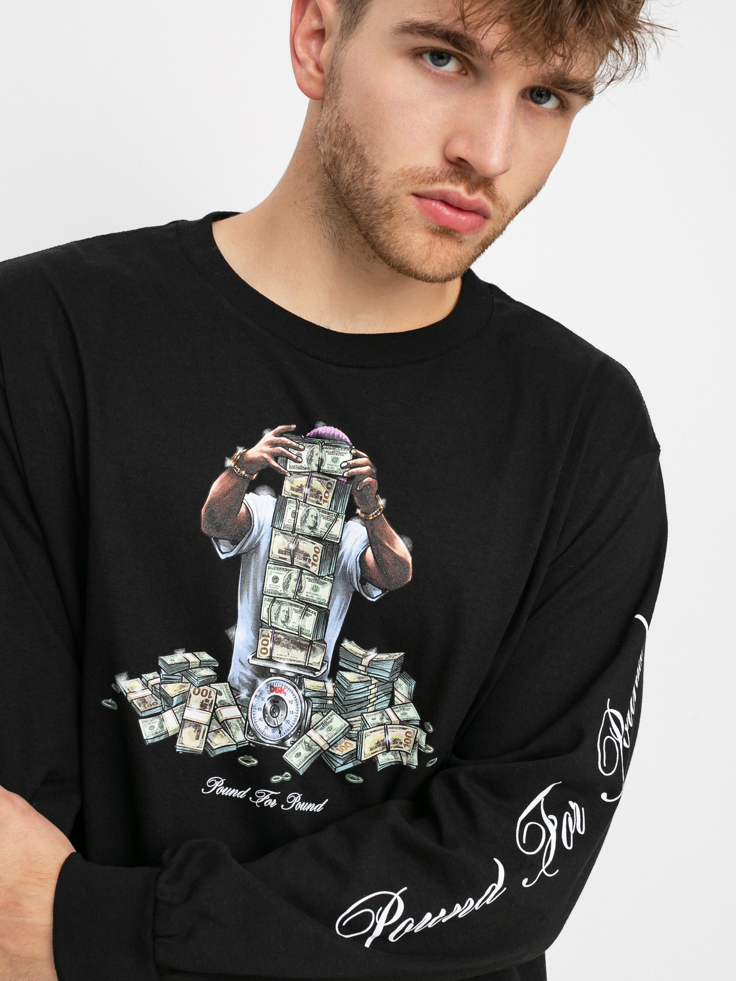 Longsleeve DGK Pound For Pound (black)