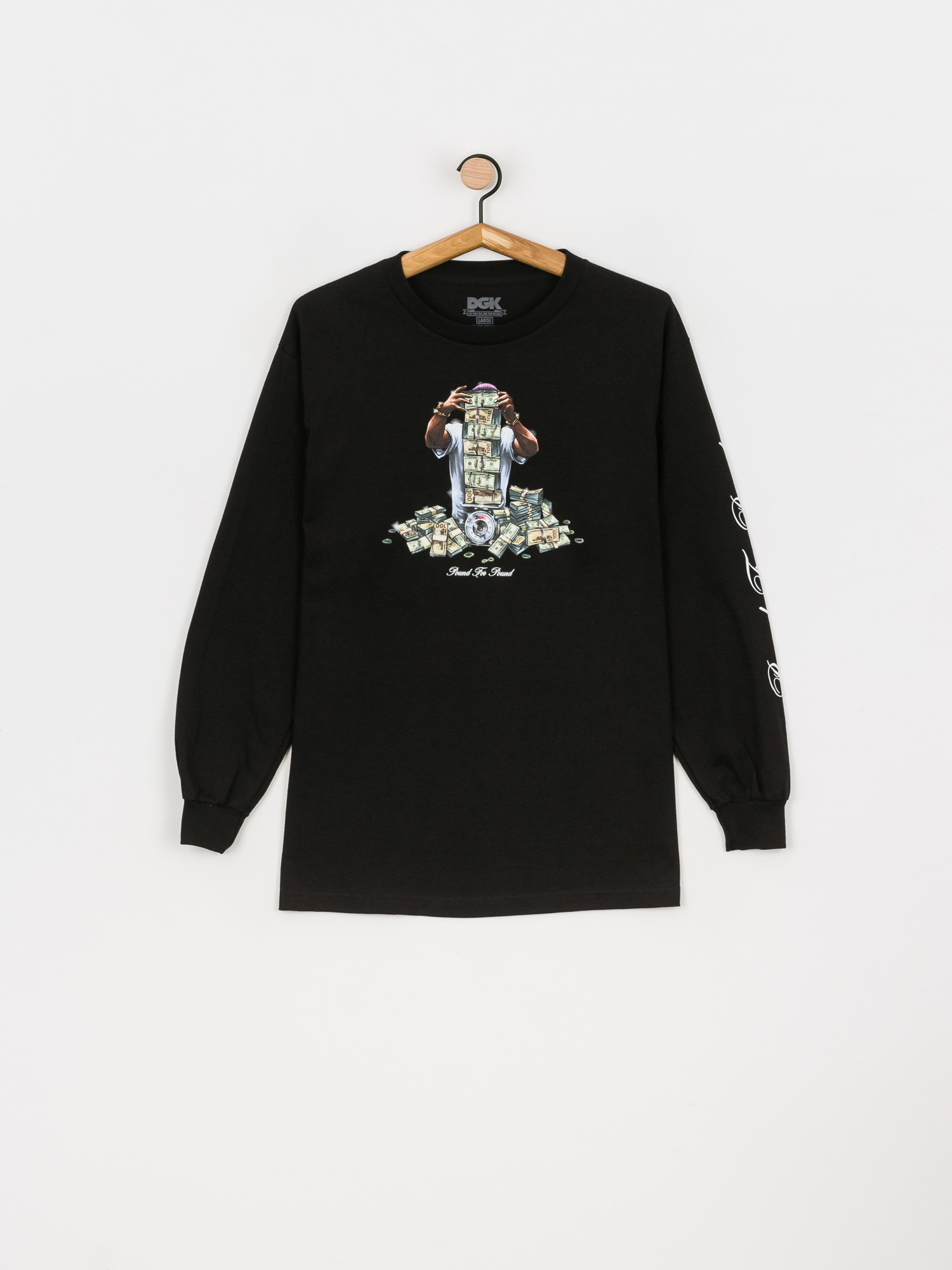 Longsleeve DGK Pound For Pound (black)