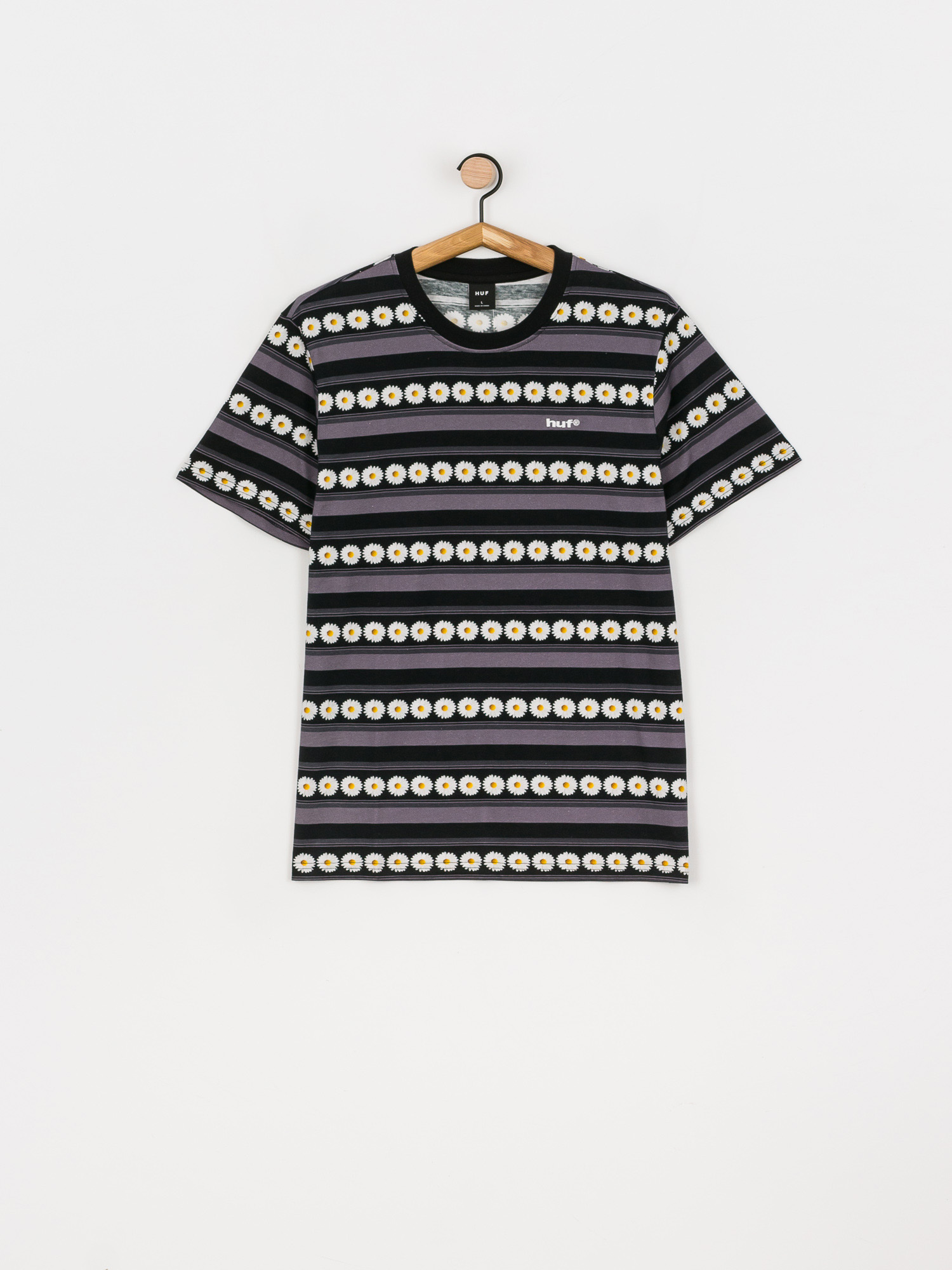T-shirt HUF Daisy Stripe (black)