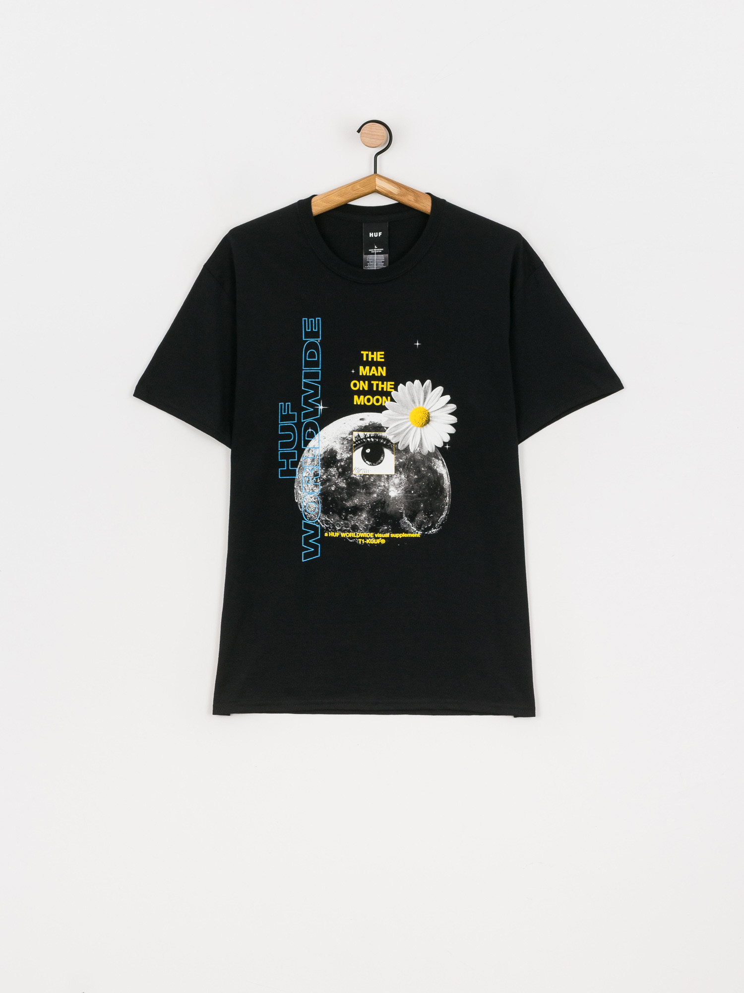 T-shirt HUF The Man On The Moon (black)