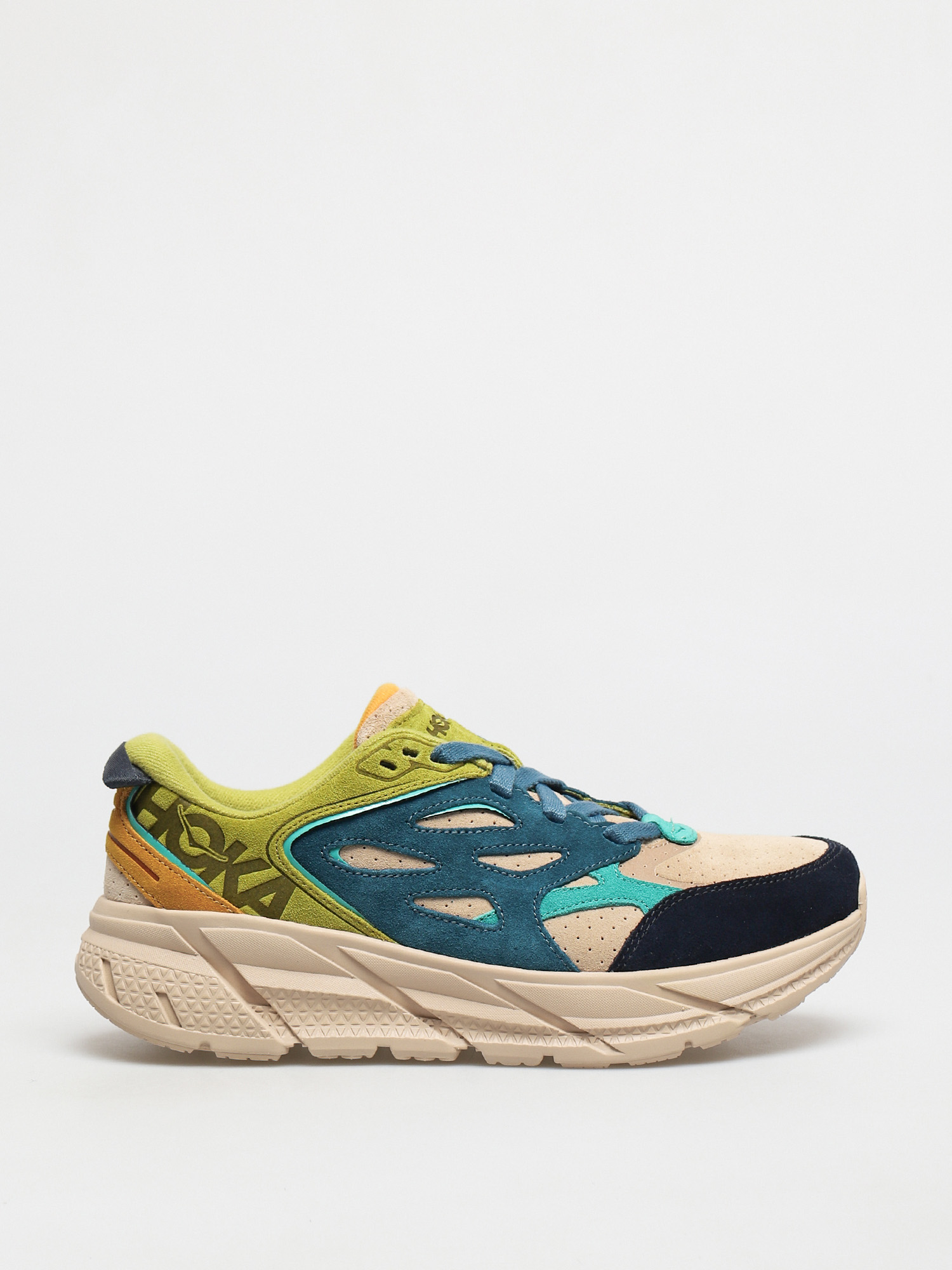 Buty Hoka One One Clifton L Suede (multi/shifting sand)