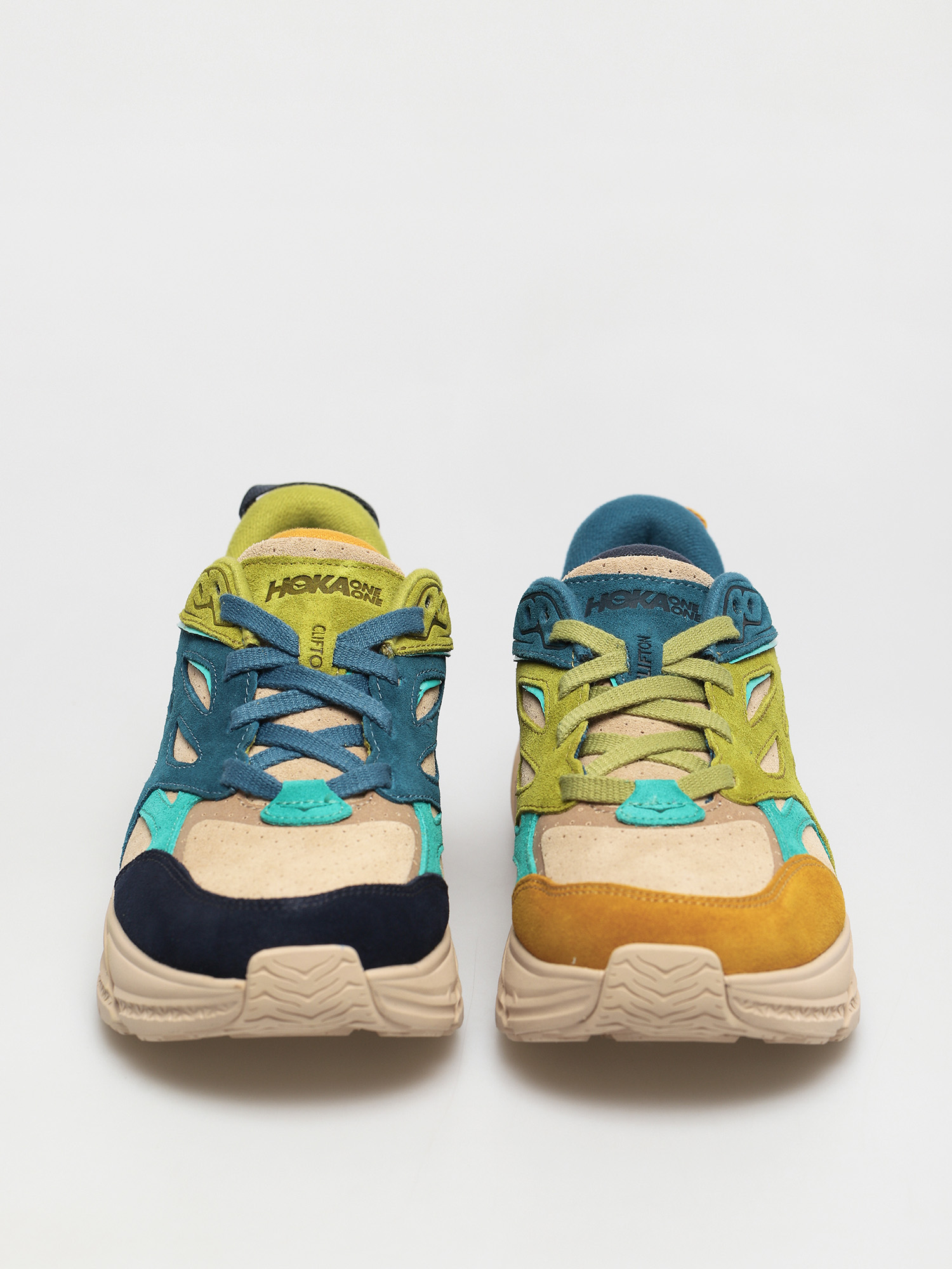 Buty Hoka One One Clifton L Suede (multi/shifting sand)