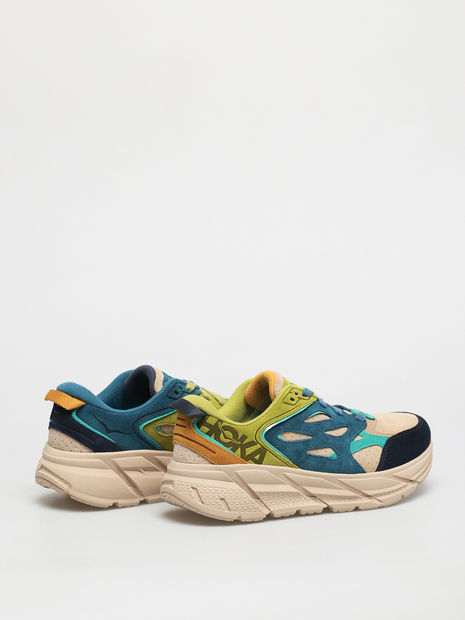Buty Hoka One One Clifton L Suede (multi/shifting sand)