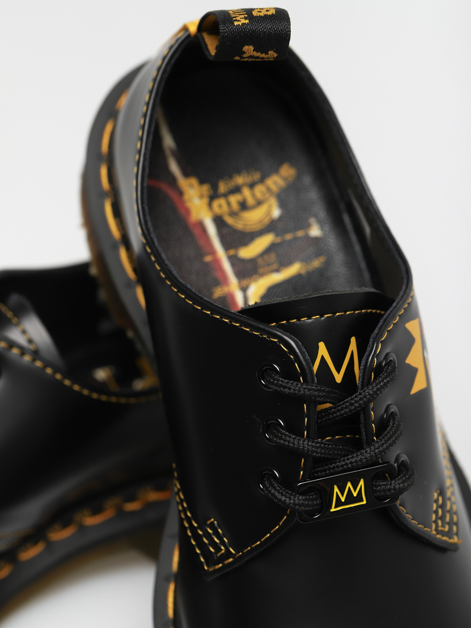 Buty Dr. Martens 1461 Basquiat (backhand and smooth black)