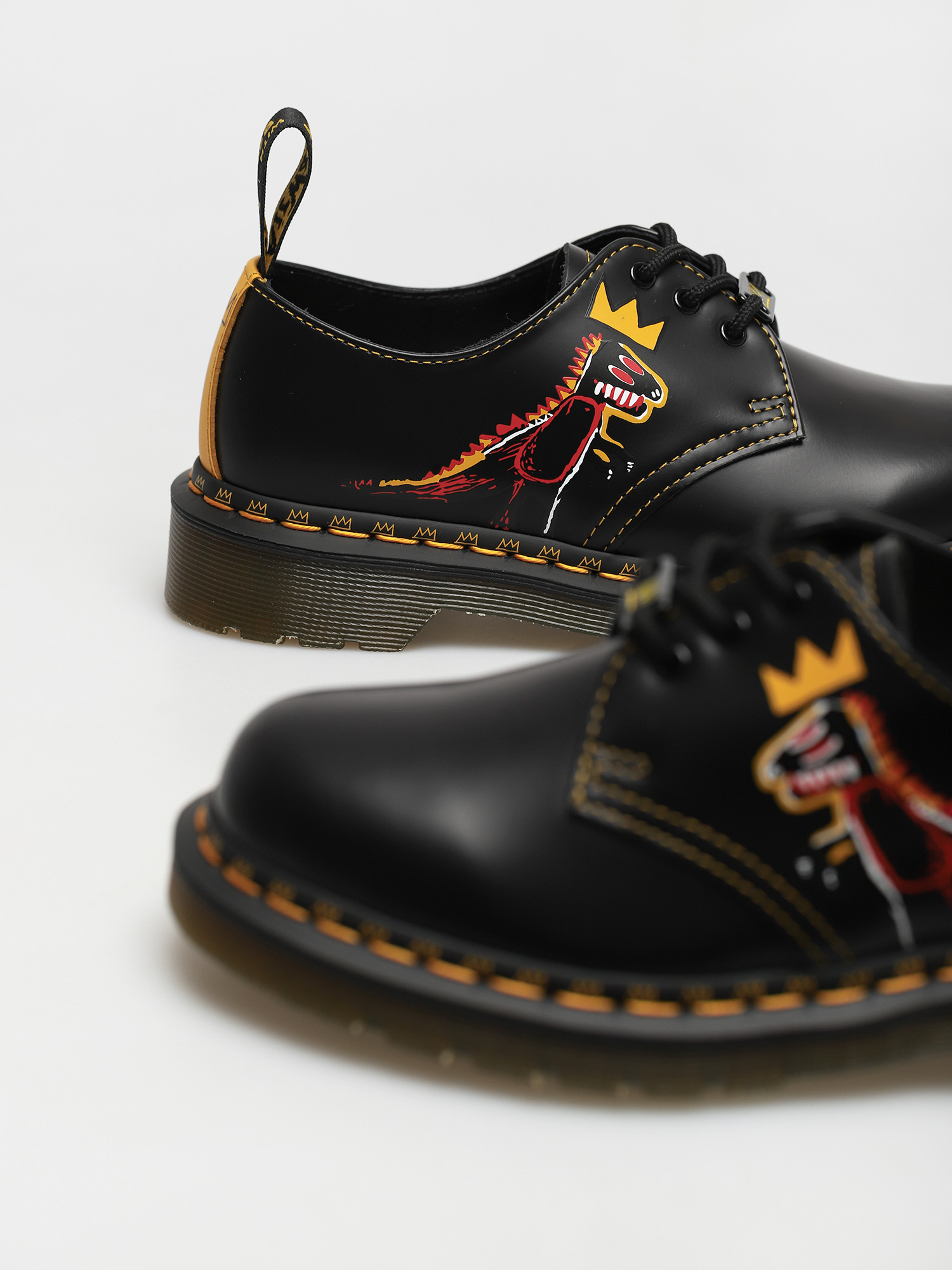 Buty Dr. Martens 1461 Basquiat (backhand and smooth black)