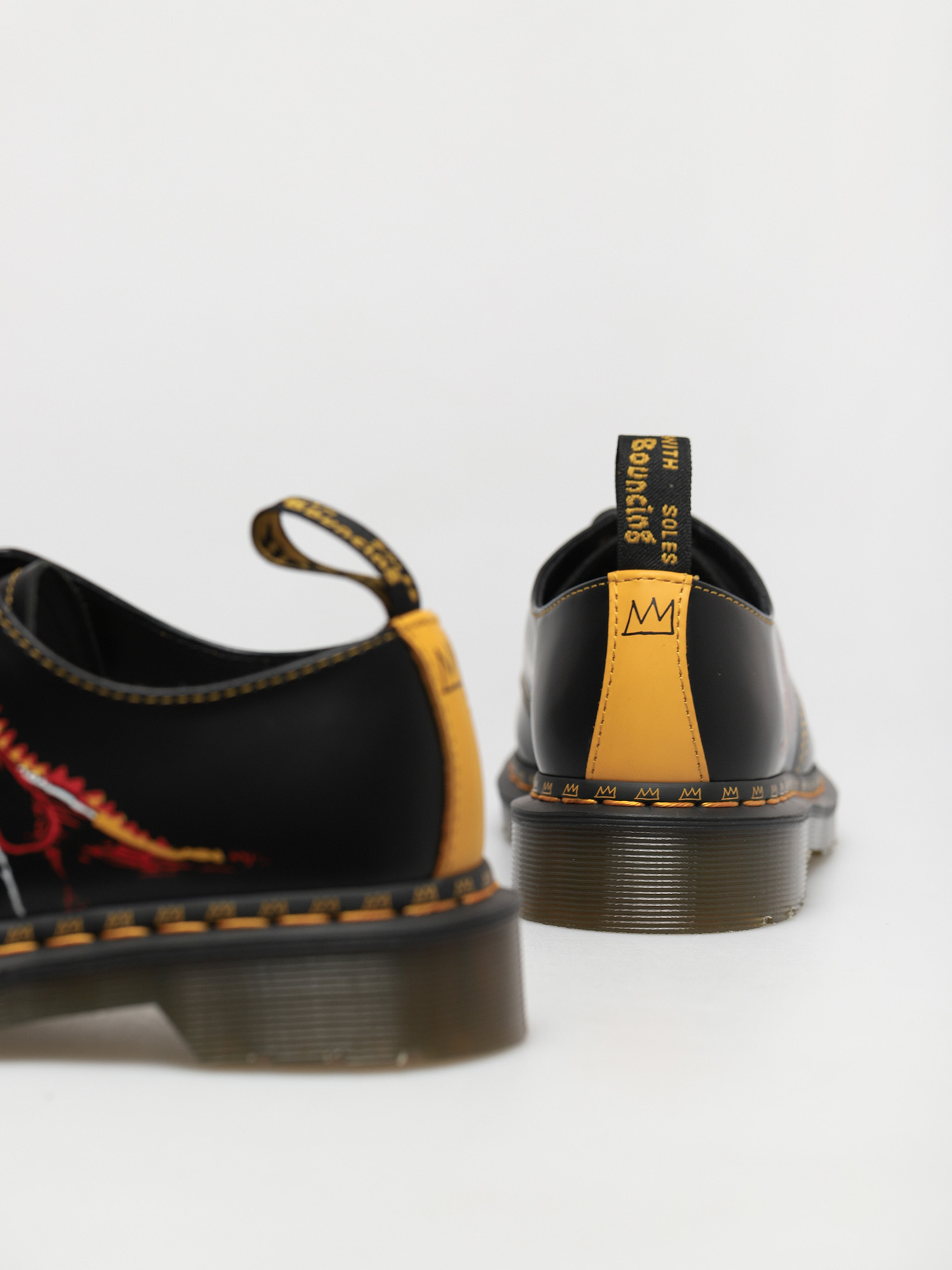 Buty Dr. Martens 1461 Basquiat (backhand and smooth black)