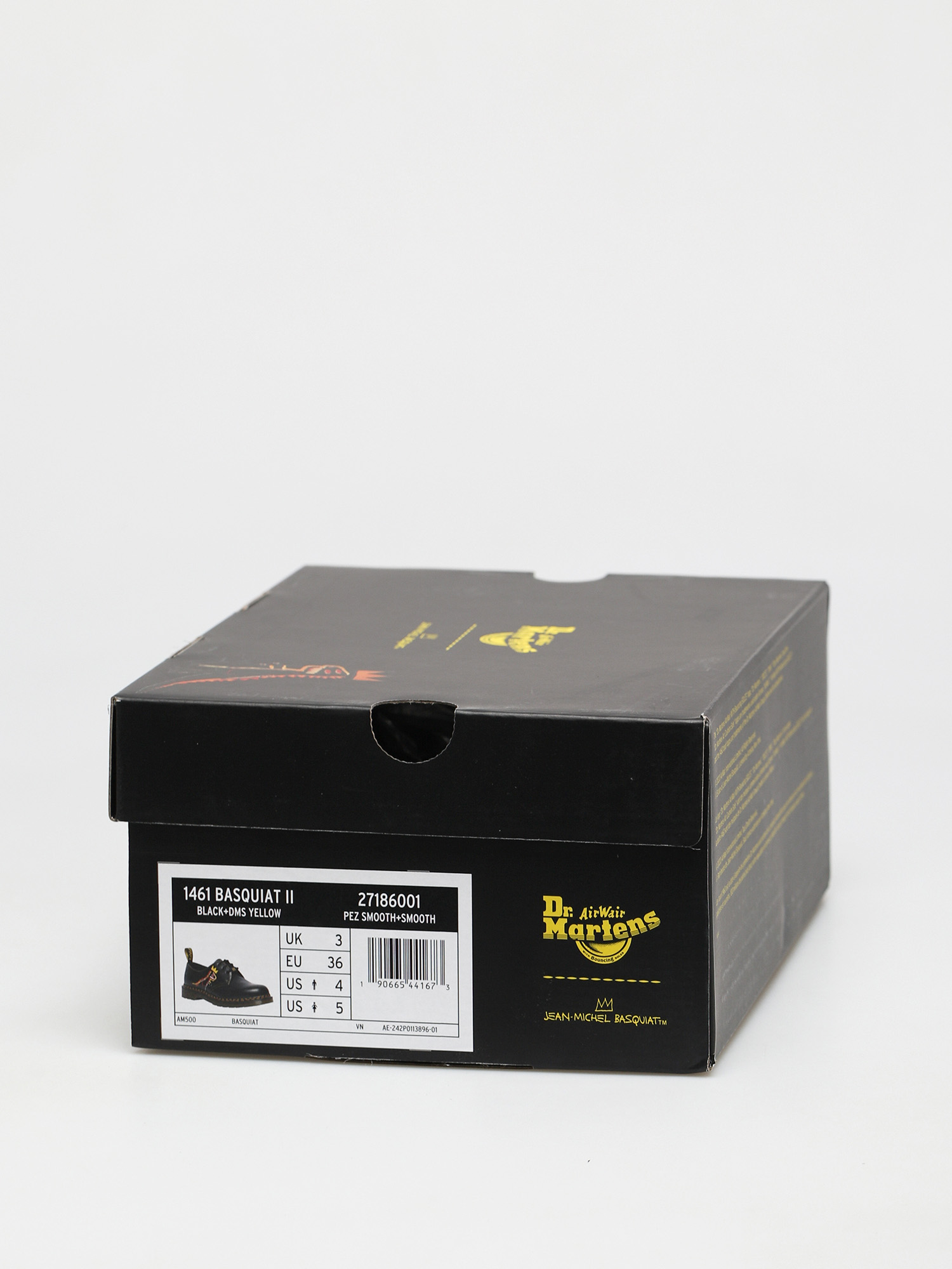 Buty Dr. Martens 1461 Basquiat (backhand and smooth black)