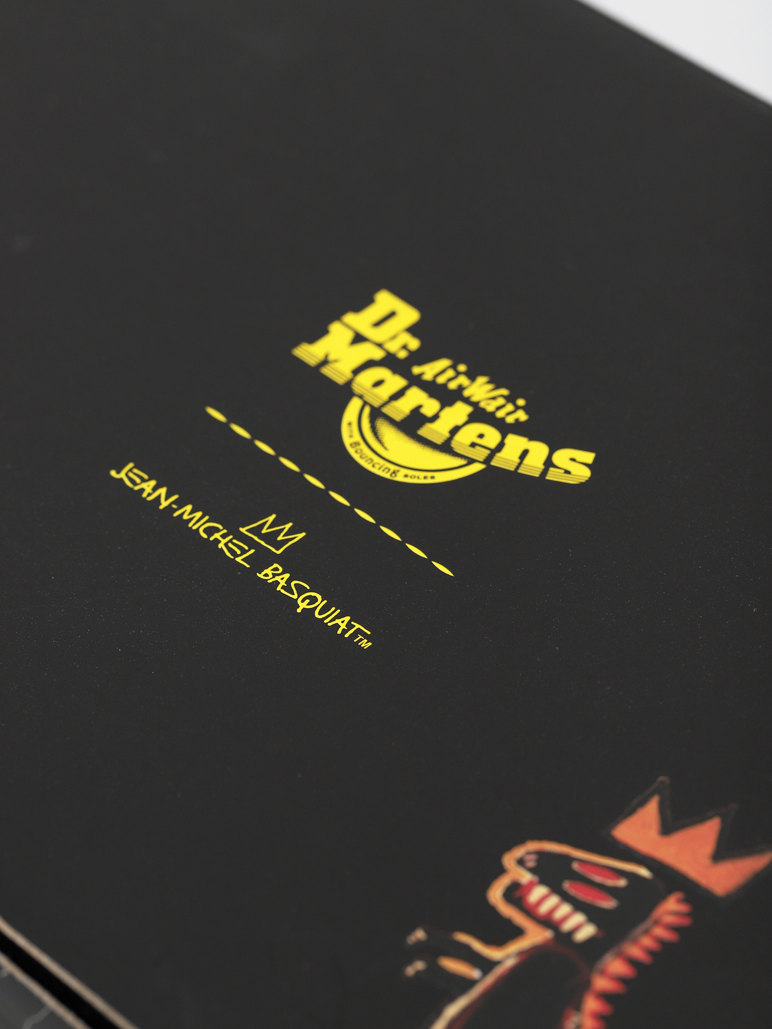 Buty Dr. Martens 1461 Basquiat (backhand and smooth black)