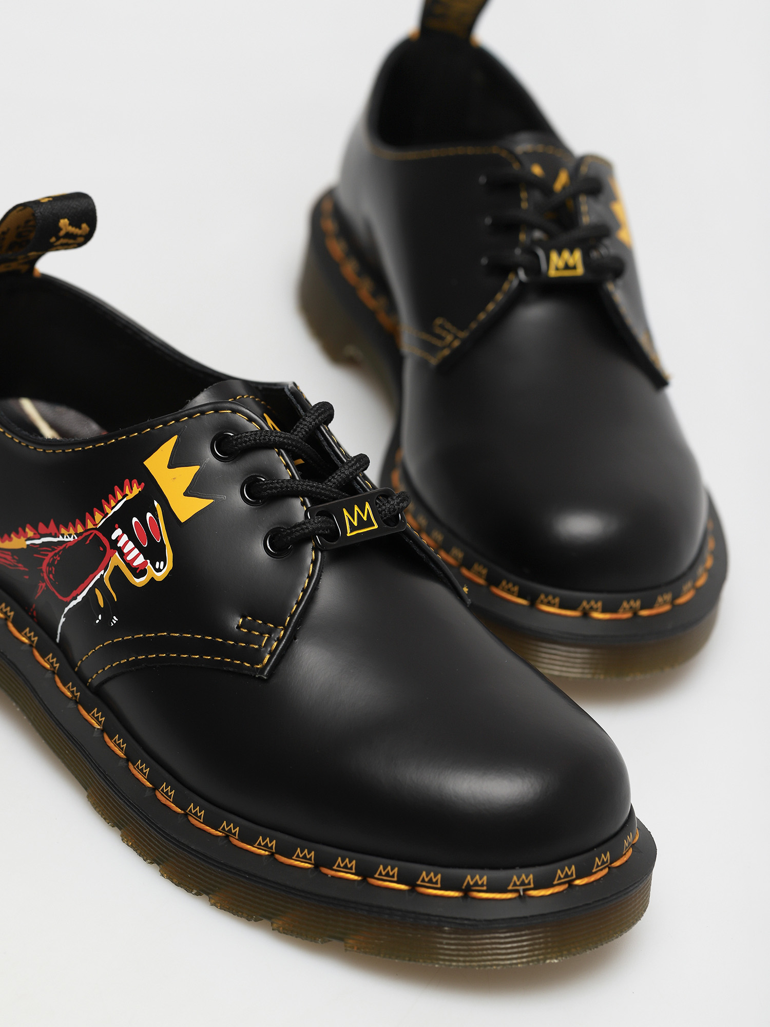 Buty Dr. Martens 1461 Basquiat (backhand and smooth black)