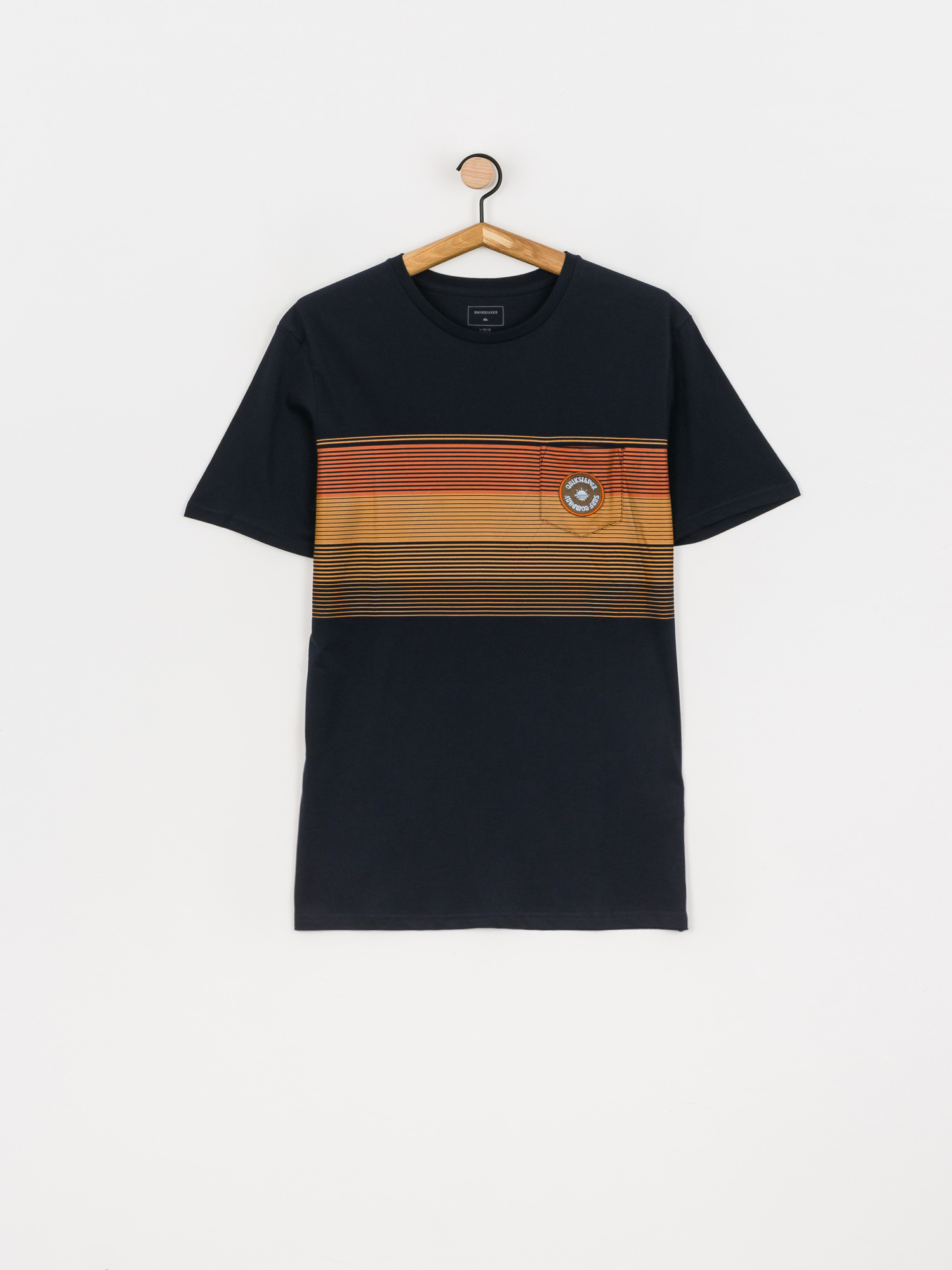 T-shirt Quiksilver New Stripes (navy blazer)