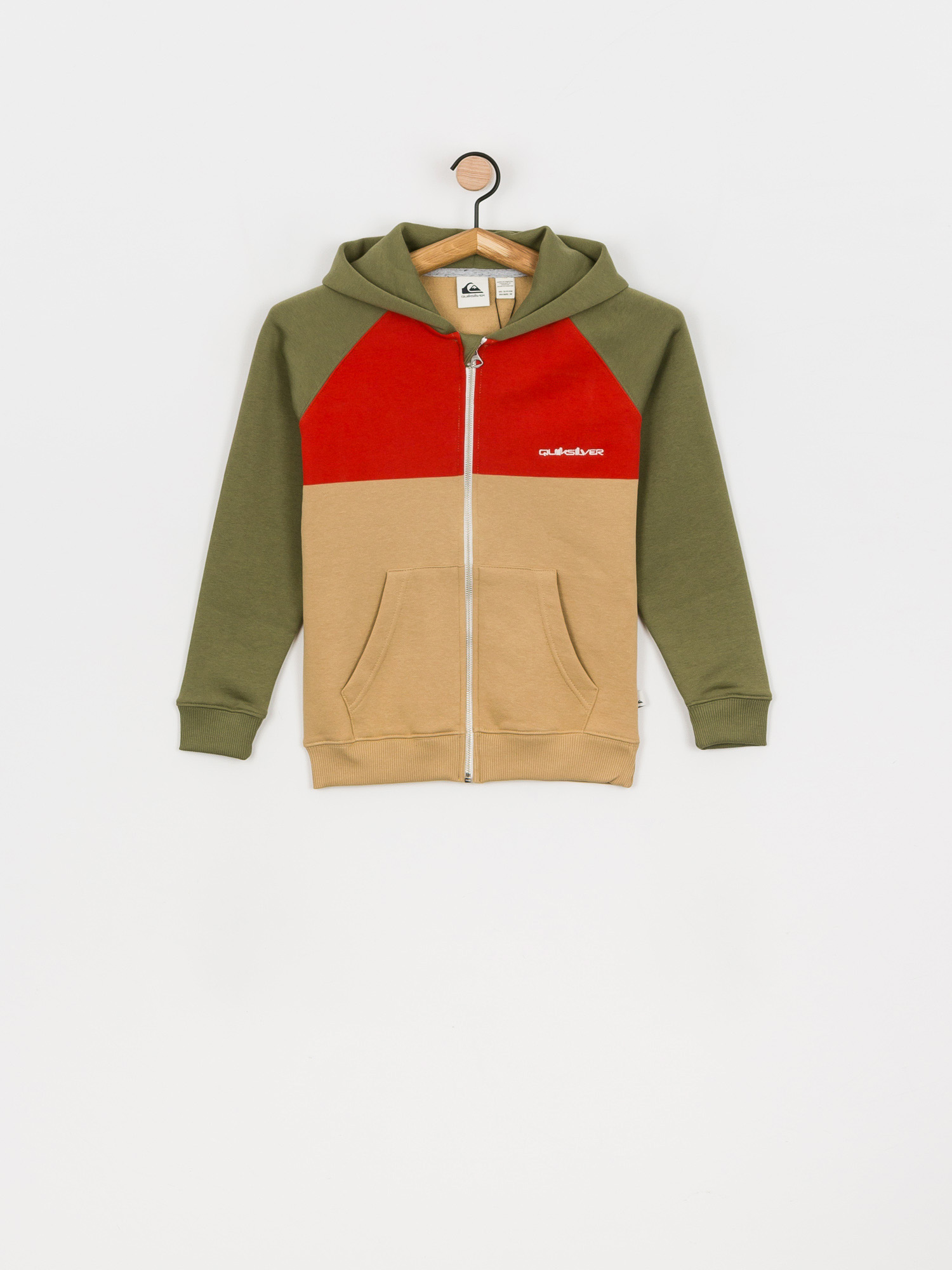 Bluza z kapturem Quiksilver Easy Day Screen ZHD JR (four leaf clover)